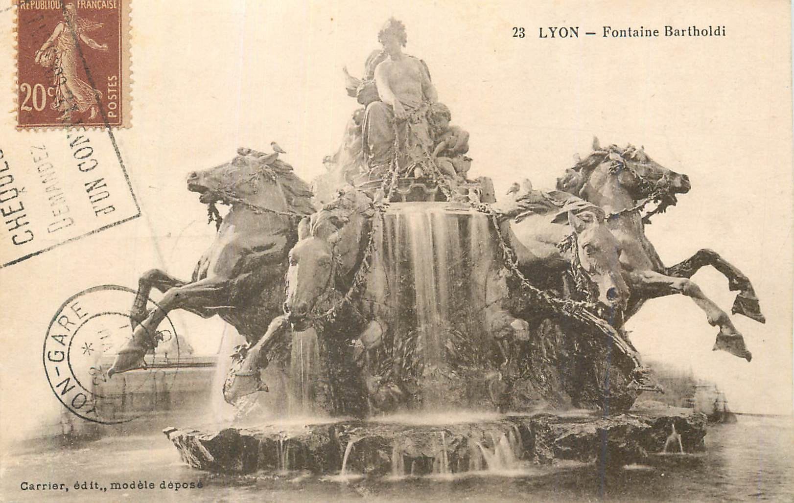 CPA Lyon Fontaine Bartholdi