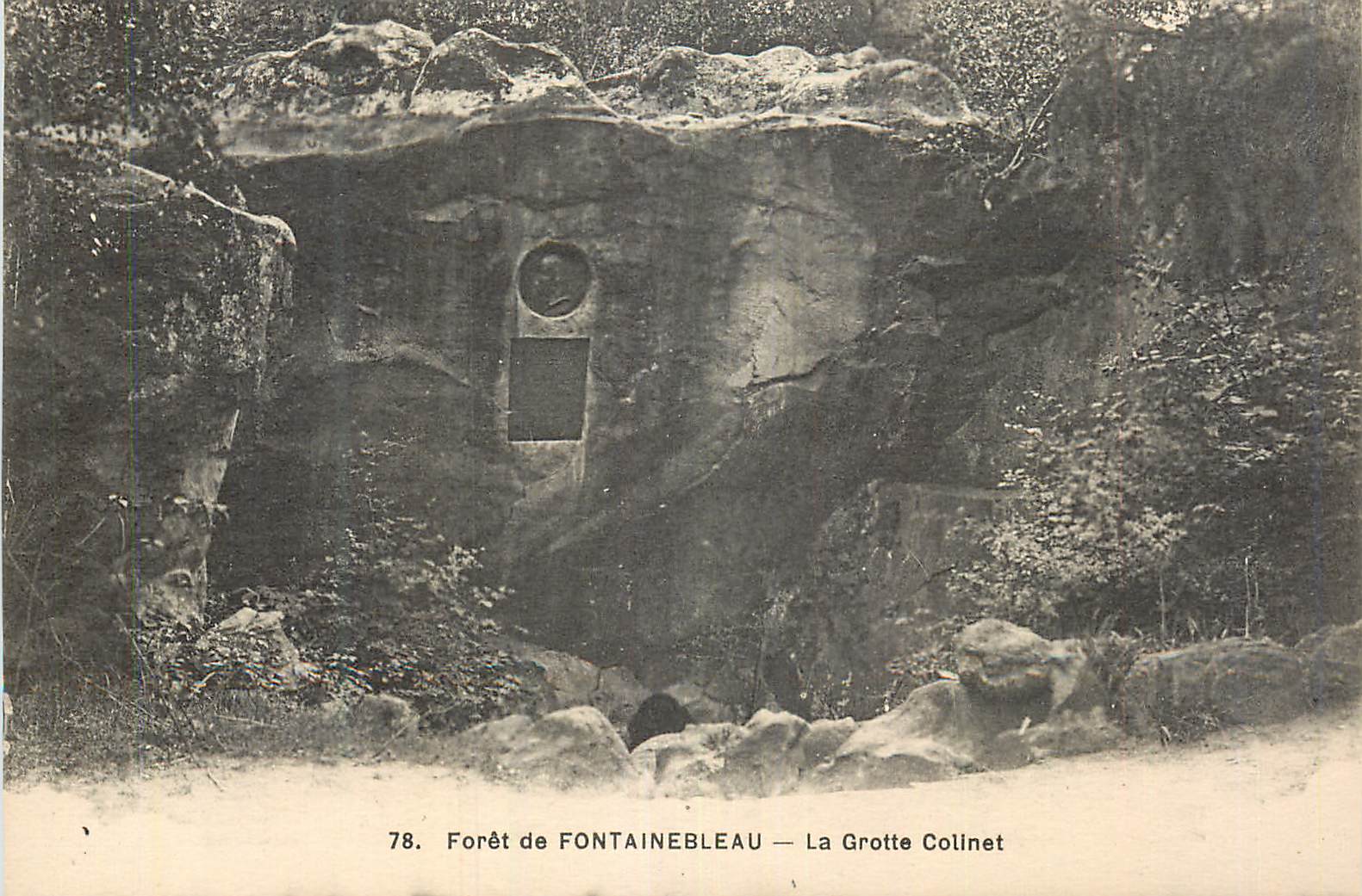 Bosque de FONTAINEBLEAU — La Cueva Colinet — n°78