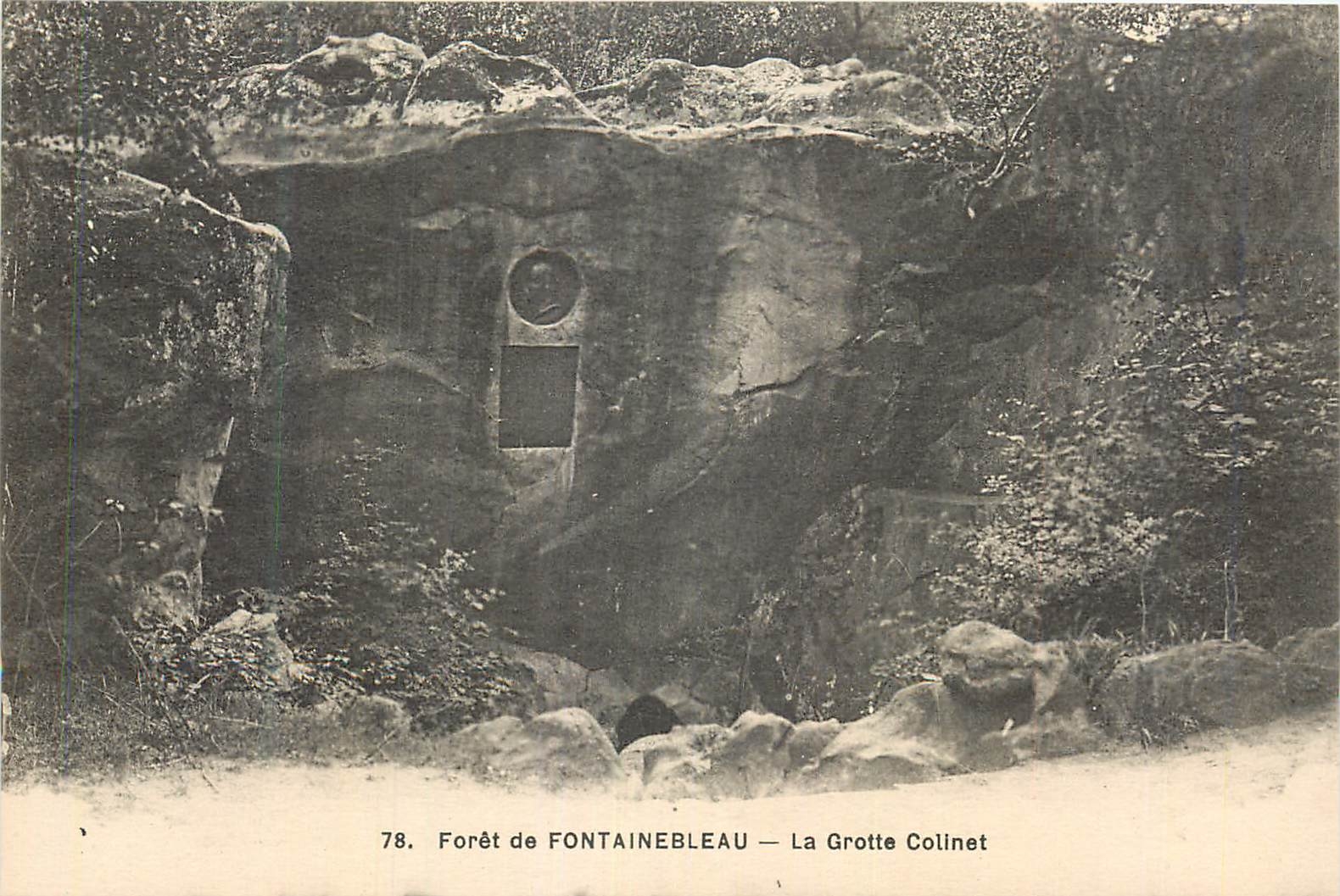Forêt de Fontainebleau — La Grotte Colinet — n°78