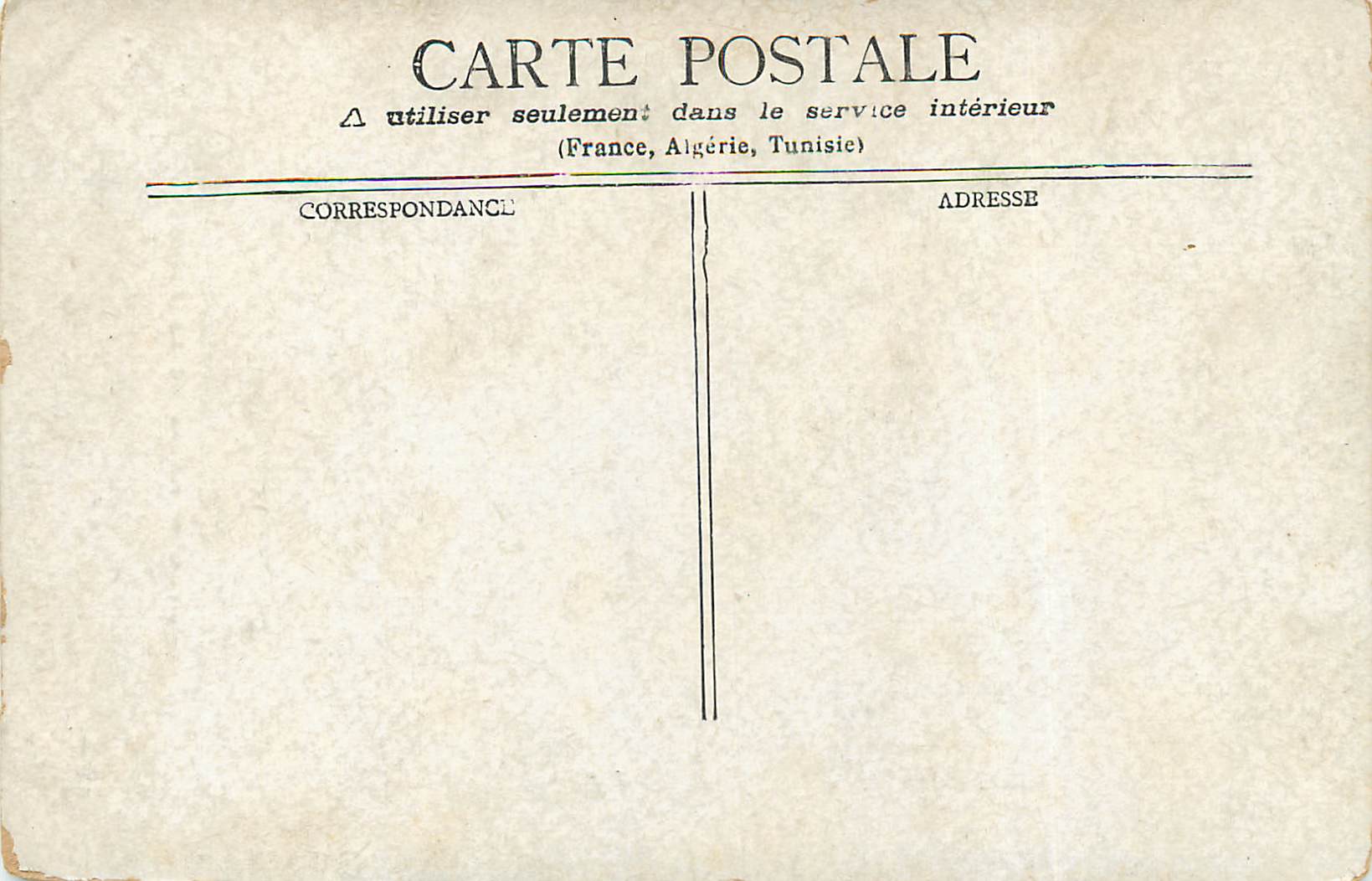 CPA Lyon Homme de la Roche — Verso