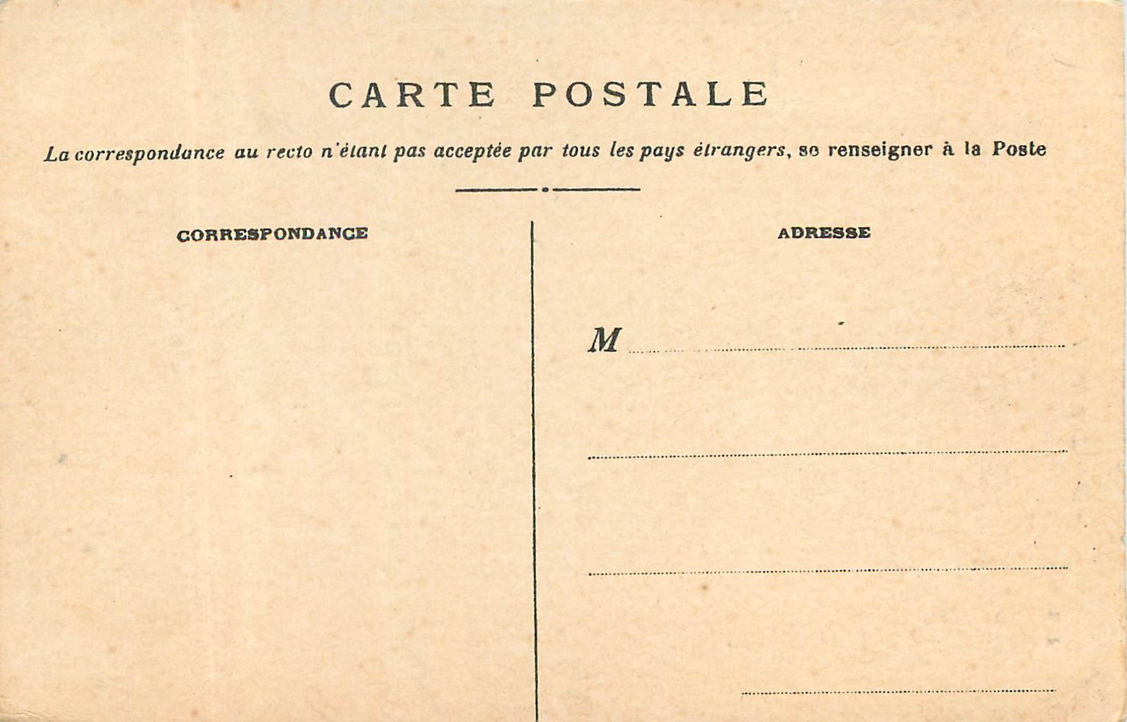 CPA Lyon Abside de Fourviere — Verso