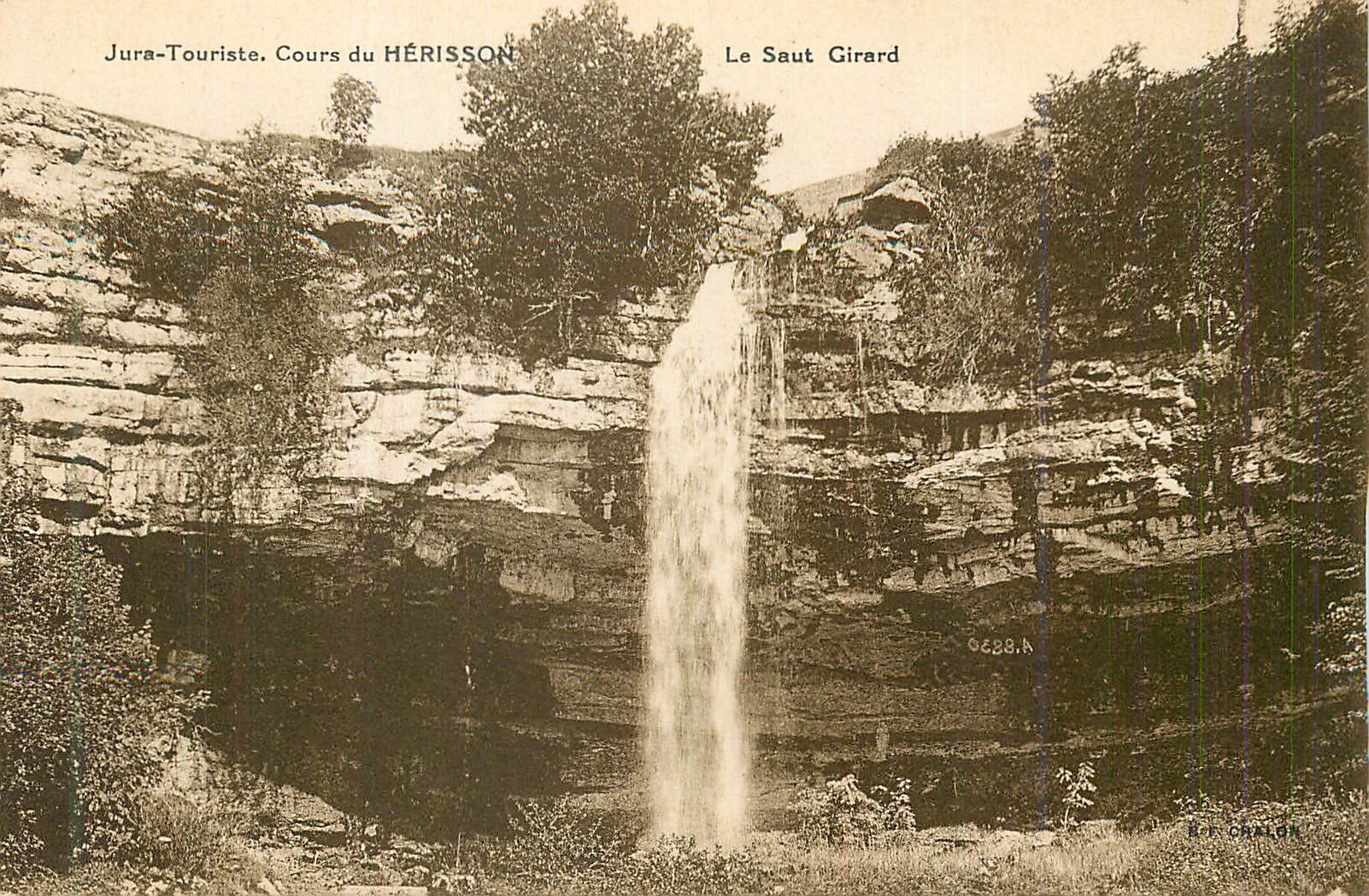 CPA Jura-Touriste Cours du Herisson Le Saut Girard