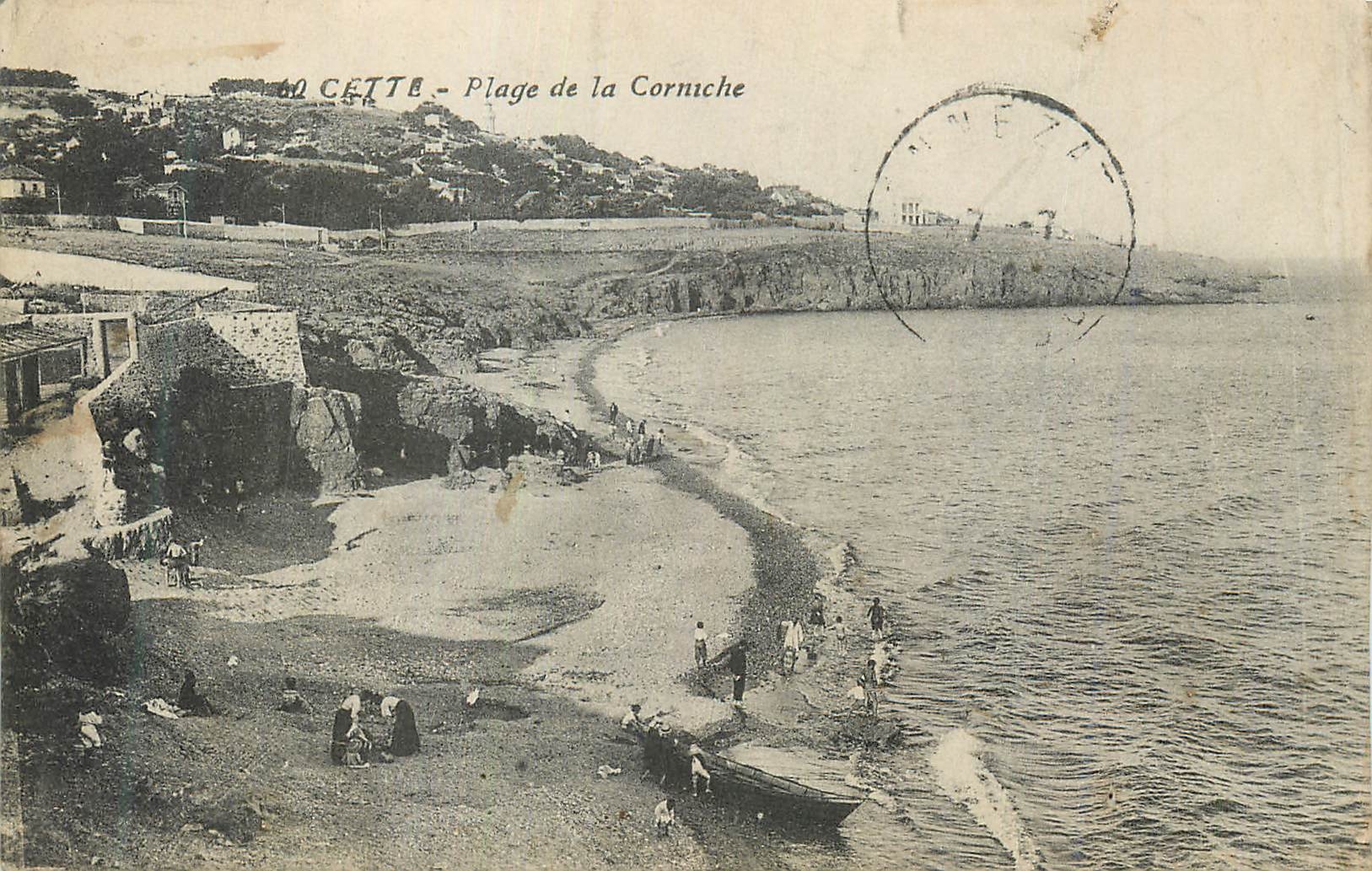 CPA Cette Plage de la Corniche