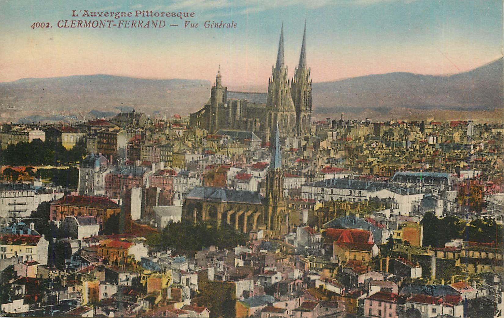 CPA L'Auvergne Pittoresque Clermont-Ferrand Vue generale