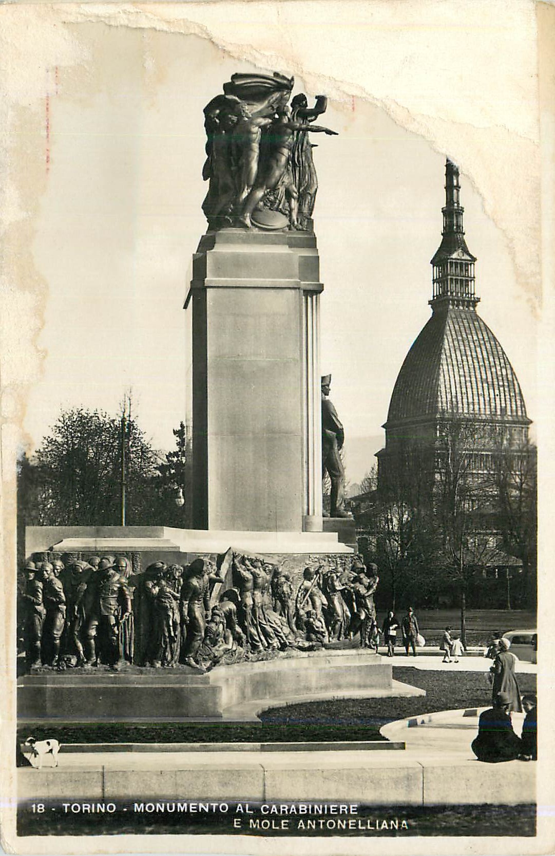 CPA Torino Monumento al Carabiniere