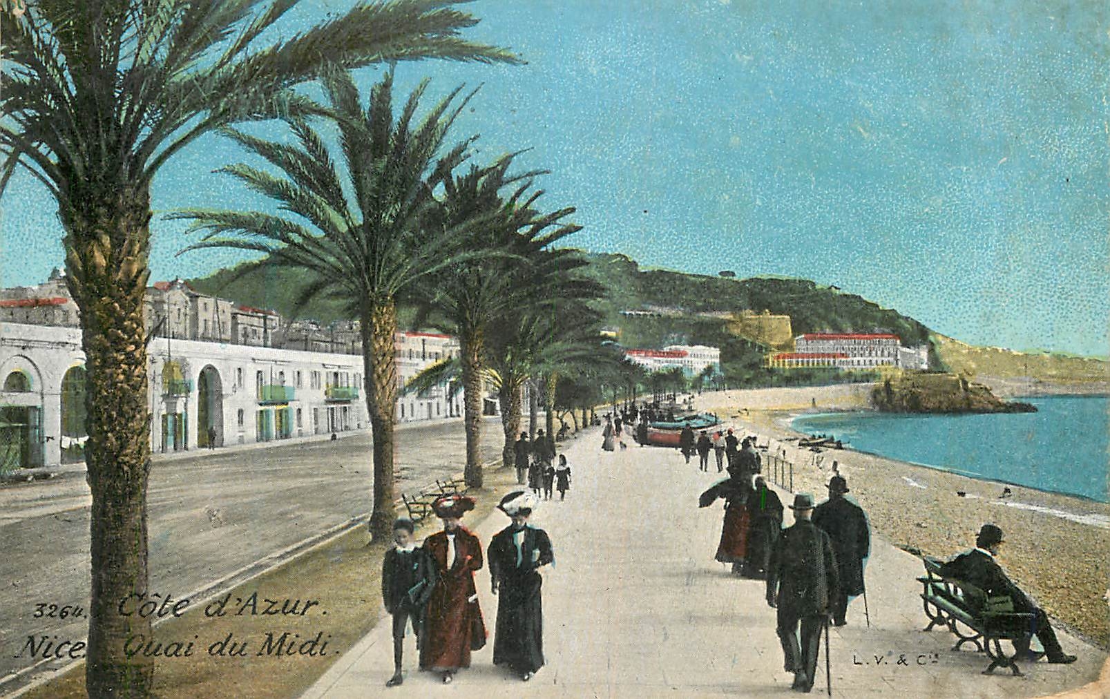 CPA Cote d'Azur Nice Quai du Midi