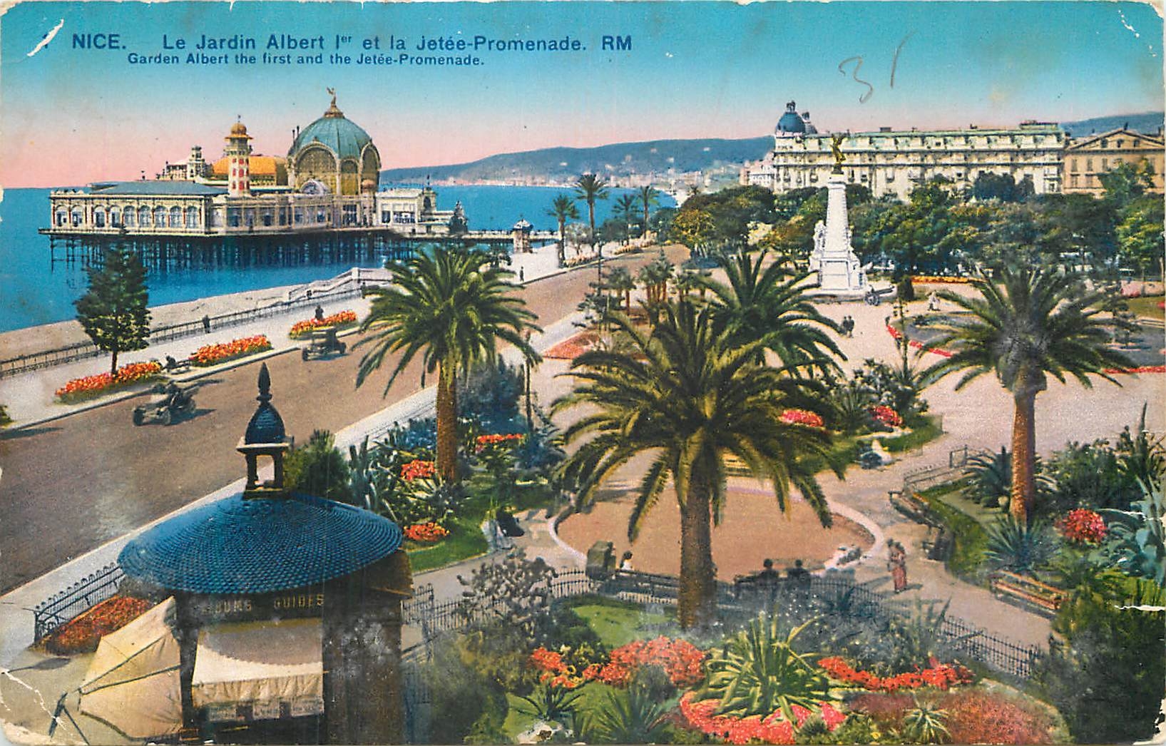 CPA Nice Le Jardin Albert Ier et la Jetee-Promenade