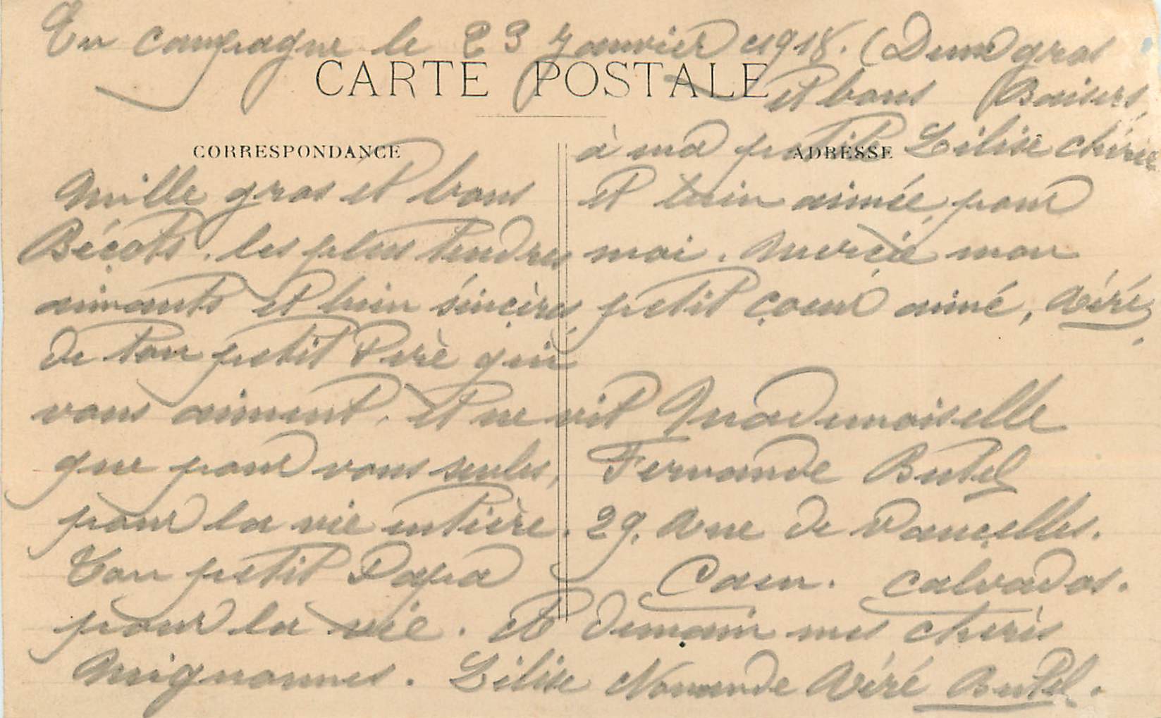 Belfort — Place Corbis et Faubourg de France — C. L., B. — n° 995 — Verso