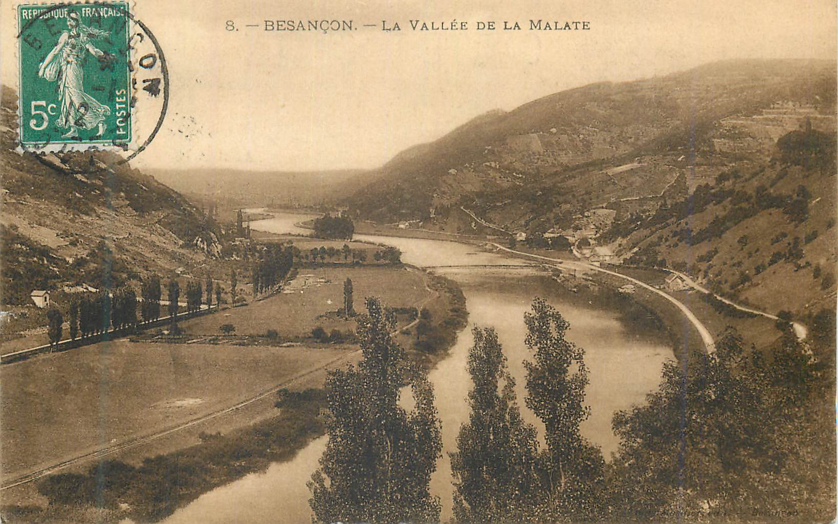 CPA Besancon La Vallee de la Malate