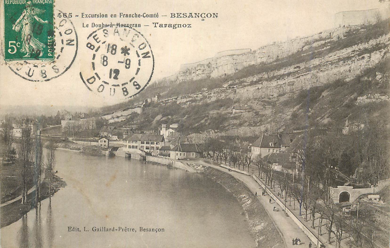 CPA Besancon Le Doubs a Meregran Tavagnoz