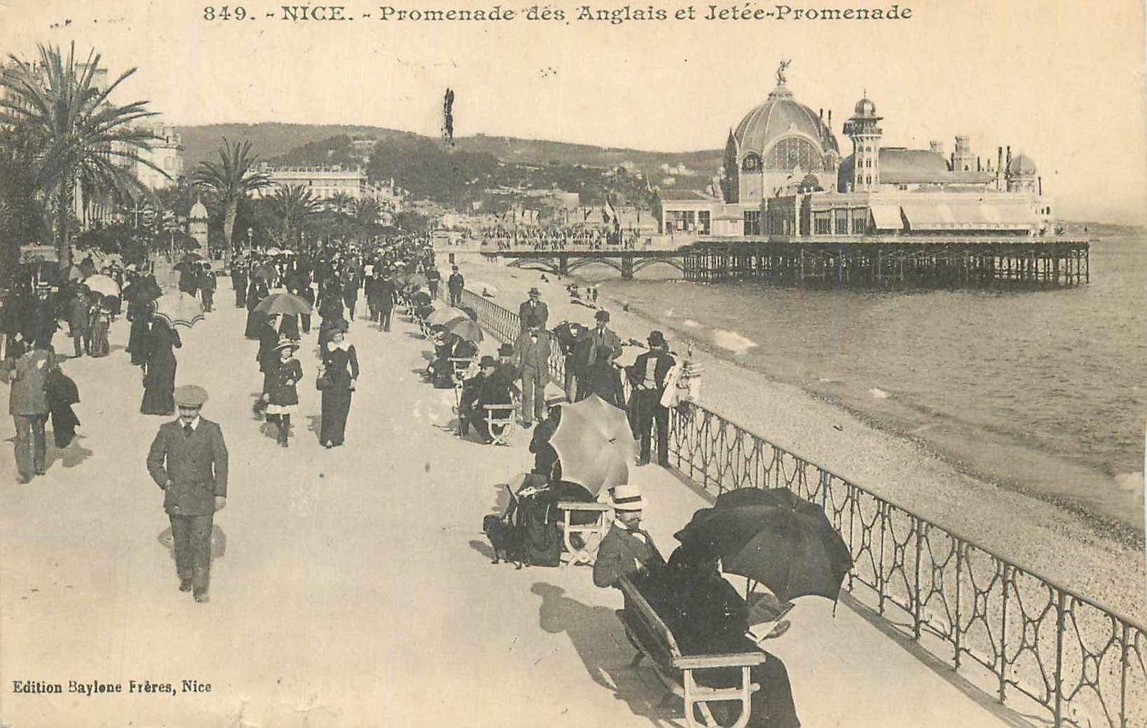 CPA Nice Promenade des Anglais et Jetee-Promenade