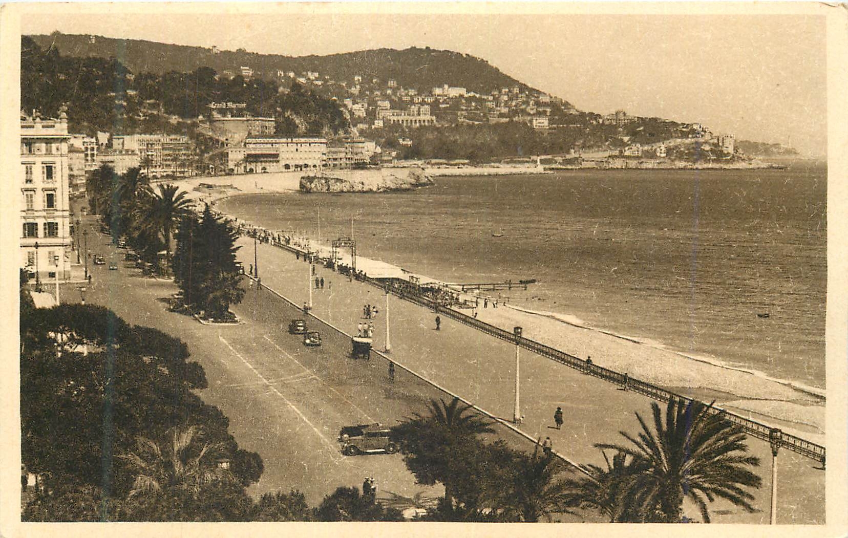 CPA Nice Quai des Etats-Unis Le Mont-Boron