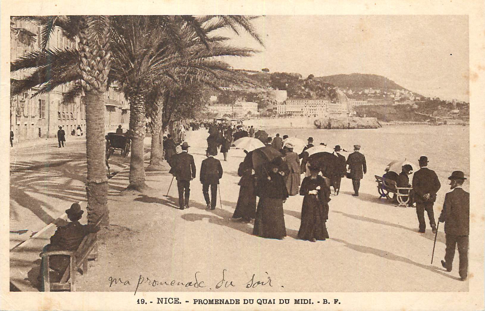 CPA Nice Promenade du Quai du Midi
