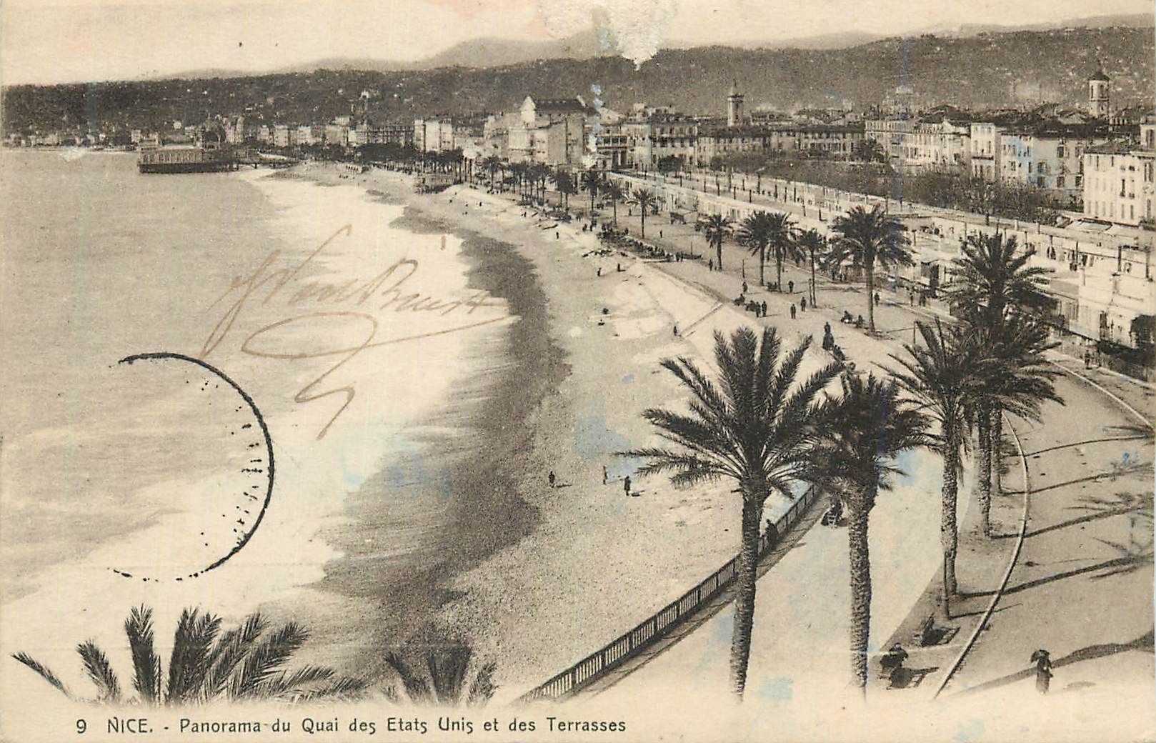 CPA Nice Panorama du Quai des Etats-Unis et des Terrasses