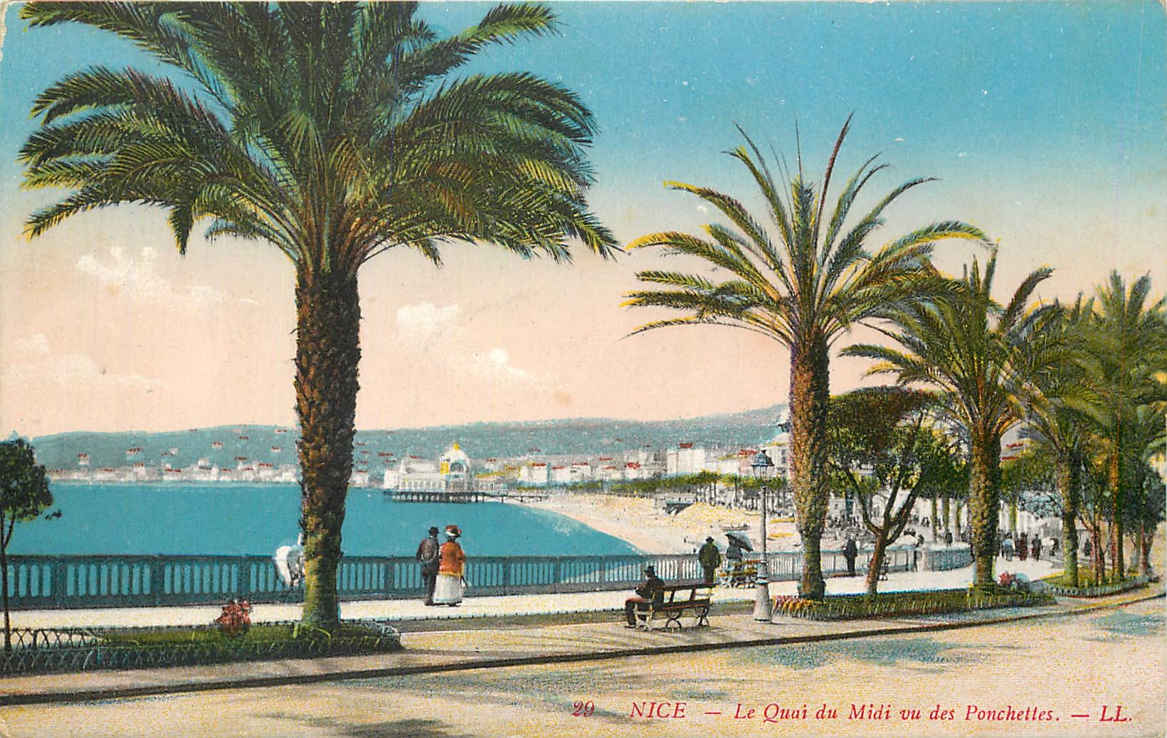 CPA Nice Le Quai du Midi ou des Ponchettes