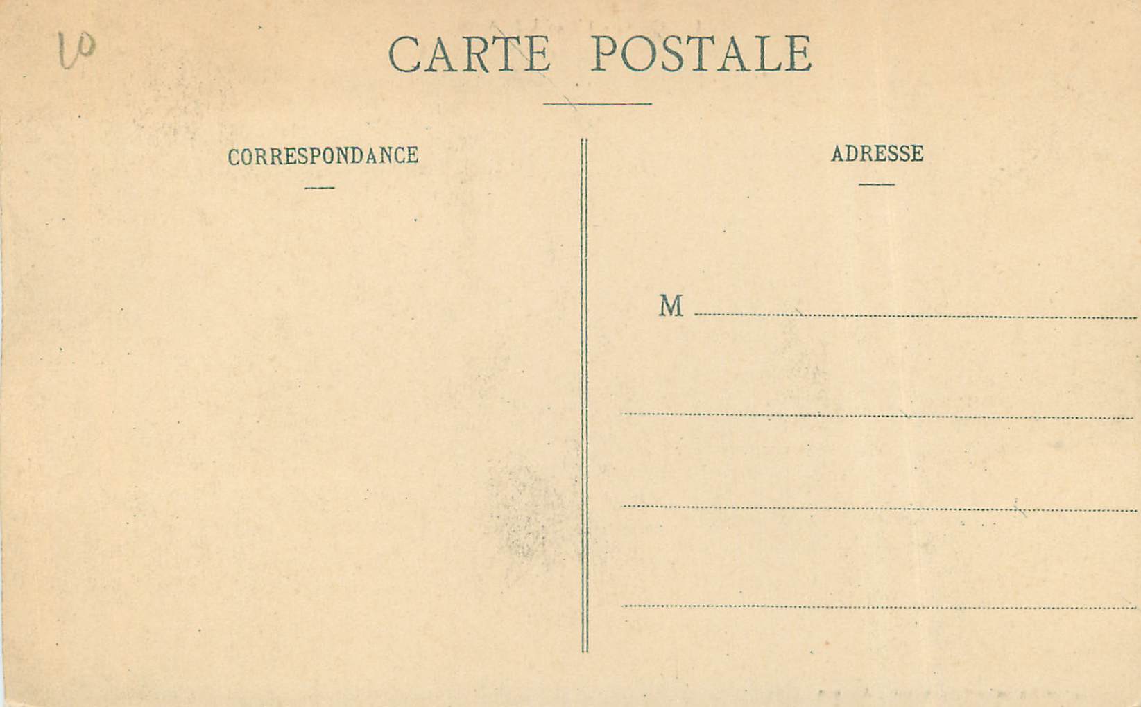CPA Alencon L'Hotel de Ville — Rückseite