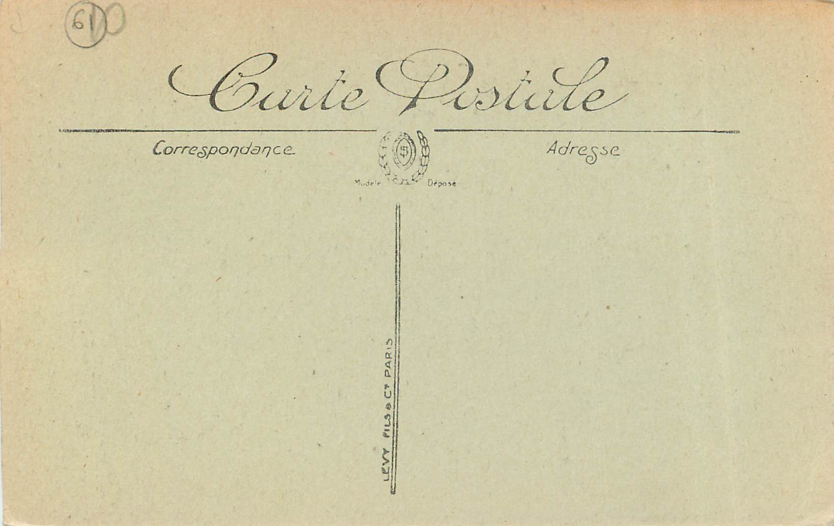 CPA Alencon L'Hotel de Ville — Rückseite