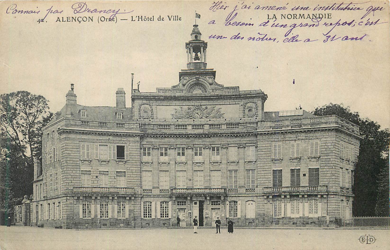 CPA Alencon (Orne) L'Hotel de Ville