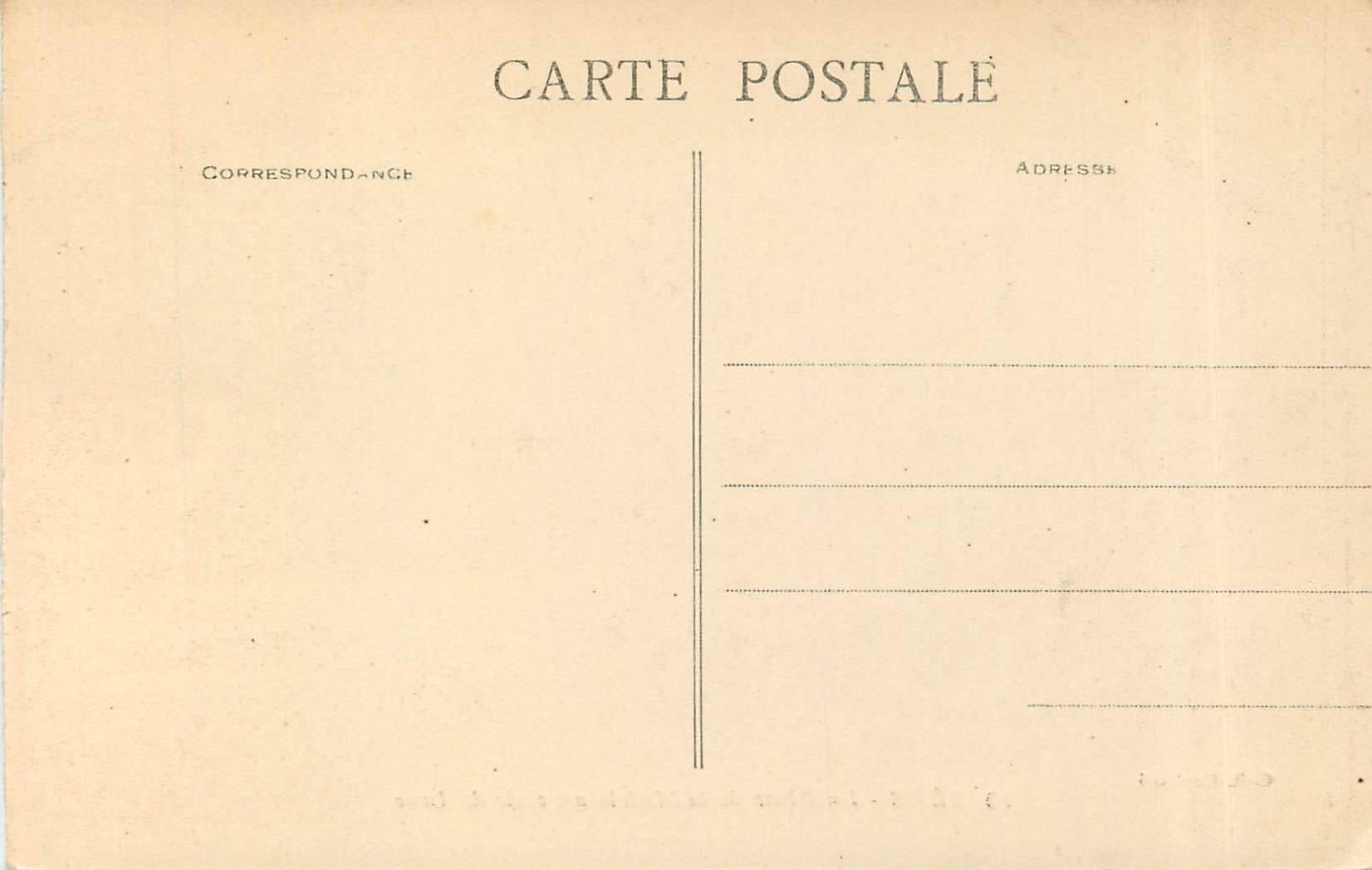 CPA Sees La Place de la Mairie au clair de lune — Rückseite