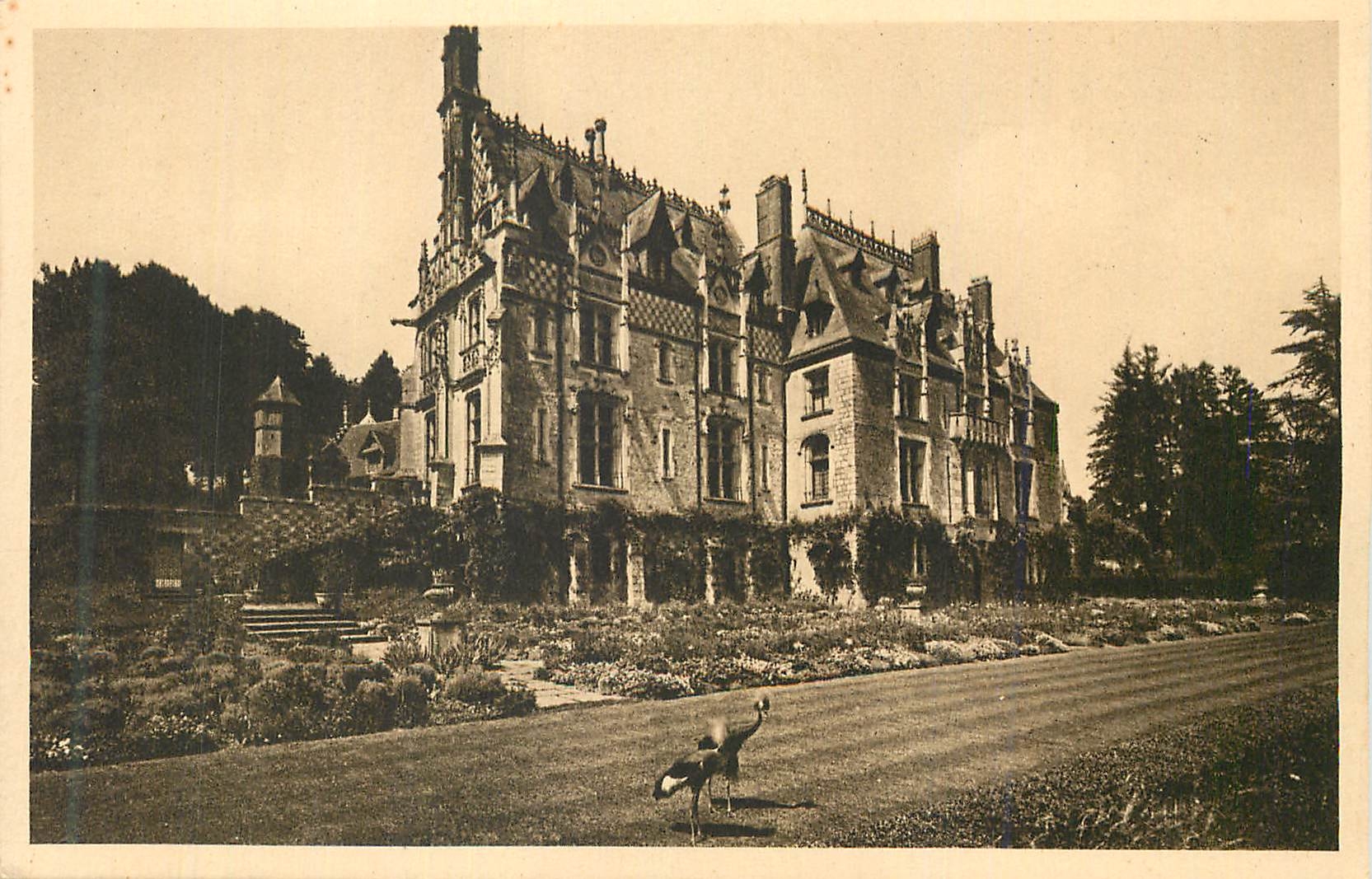 CPA Parc Zoologique de Cleres (Seine-Inf) Facade Sud et Jardin