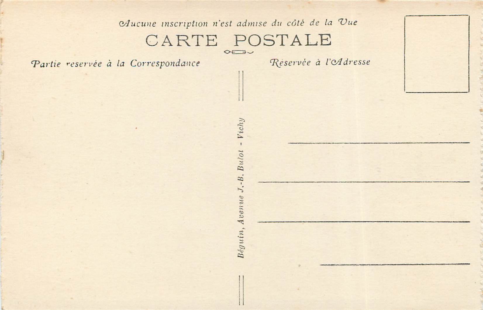 CPA L'Auvergne Pittoresque Route Automobile de Puy-de-Dome Les Puys soleil couchant — Rückseite