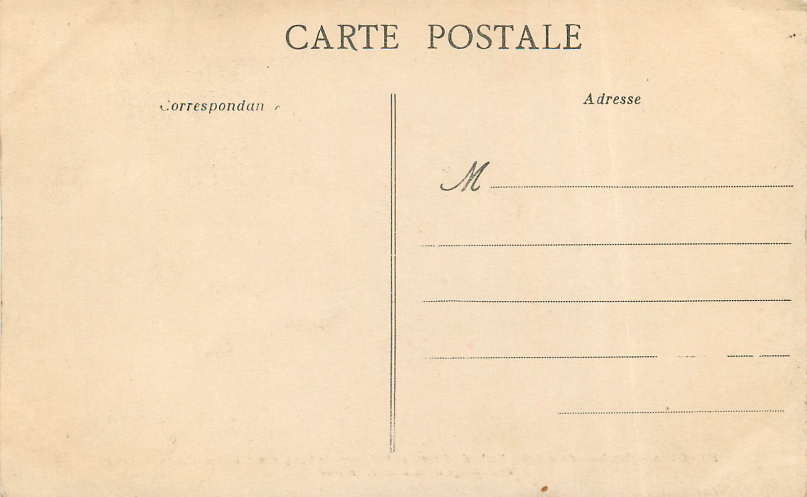 Caen — Tombeau de la Reine Mathilde, femme de Guillaume le Conquérant, inhumée dans le chœur de l'Abbaye de la Trinité, en 1083 — A D — Verso