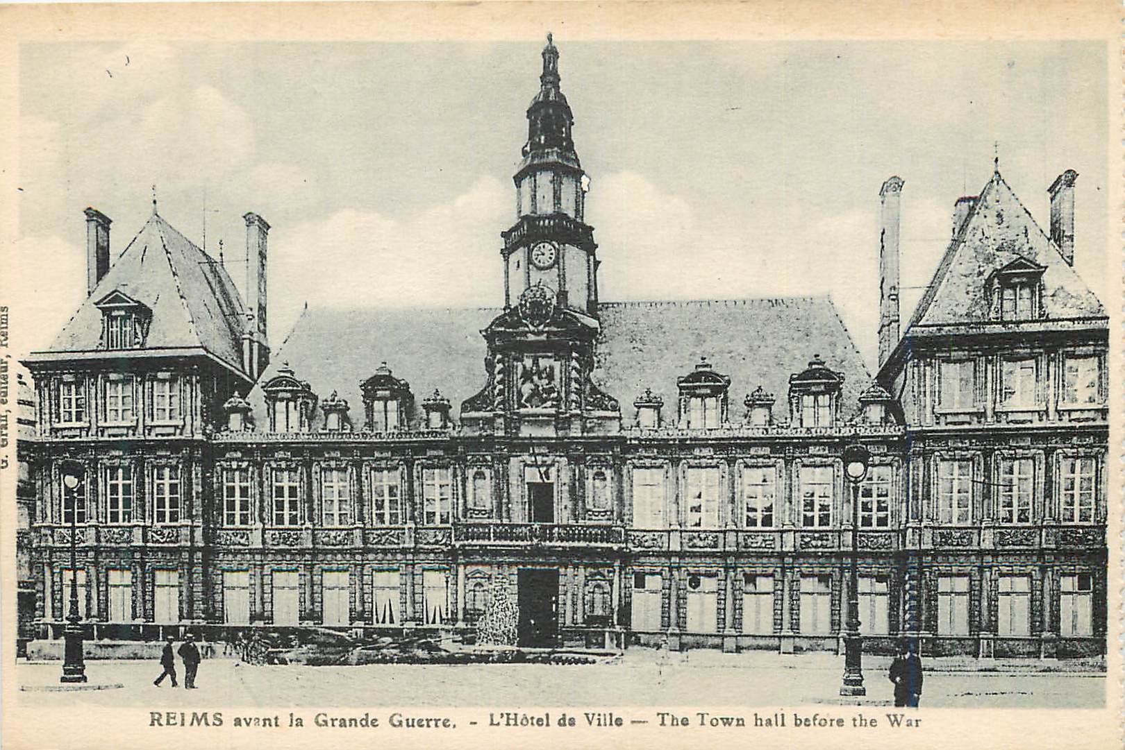 CPA Reims avant la Grande Guerre L'Hotel de Ville