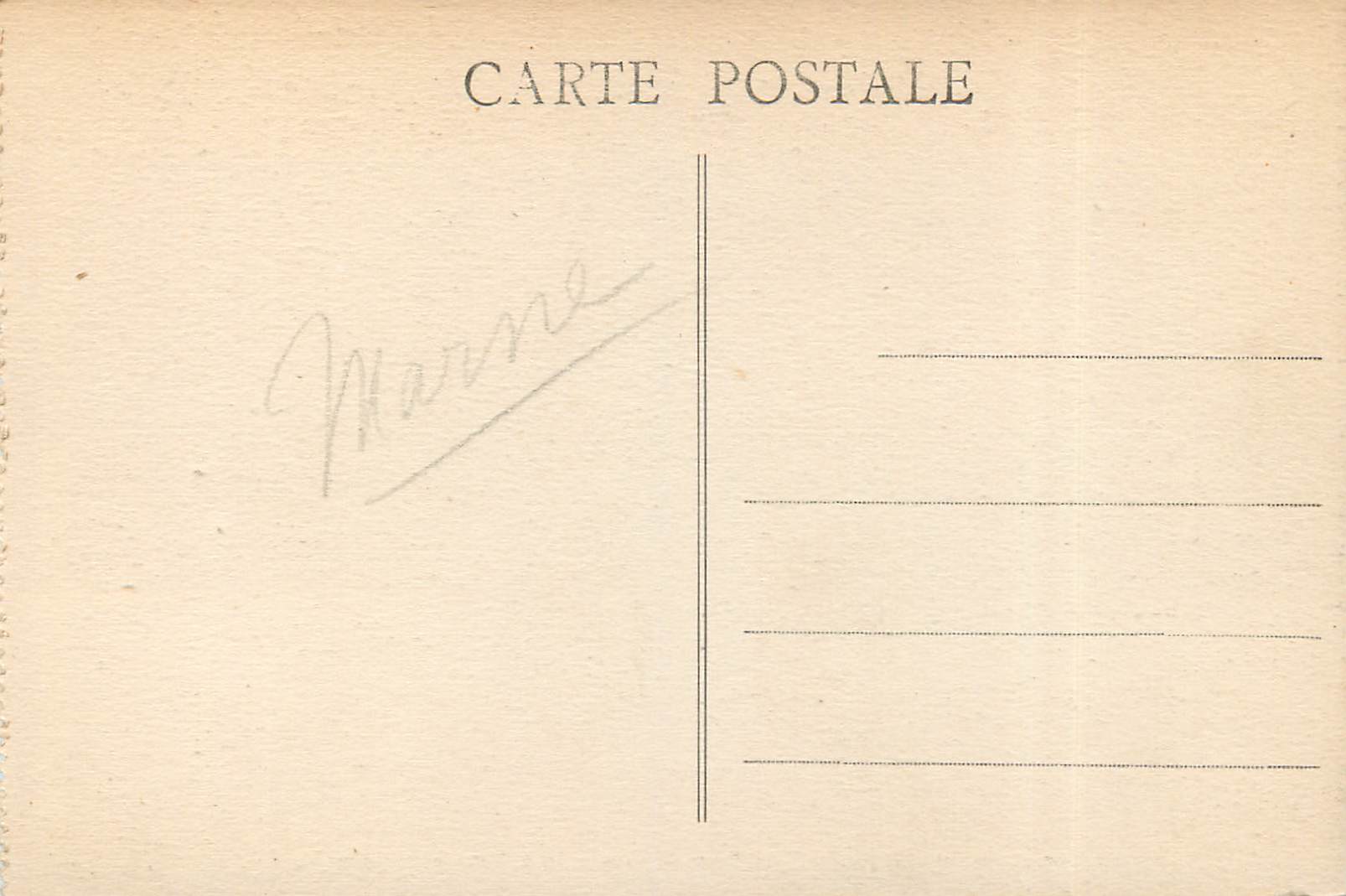 CPA Reims avant la Grande Guerre L'Hotel de Ville — Verso