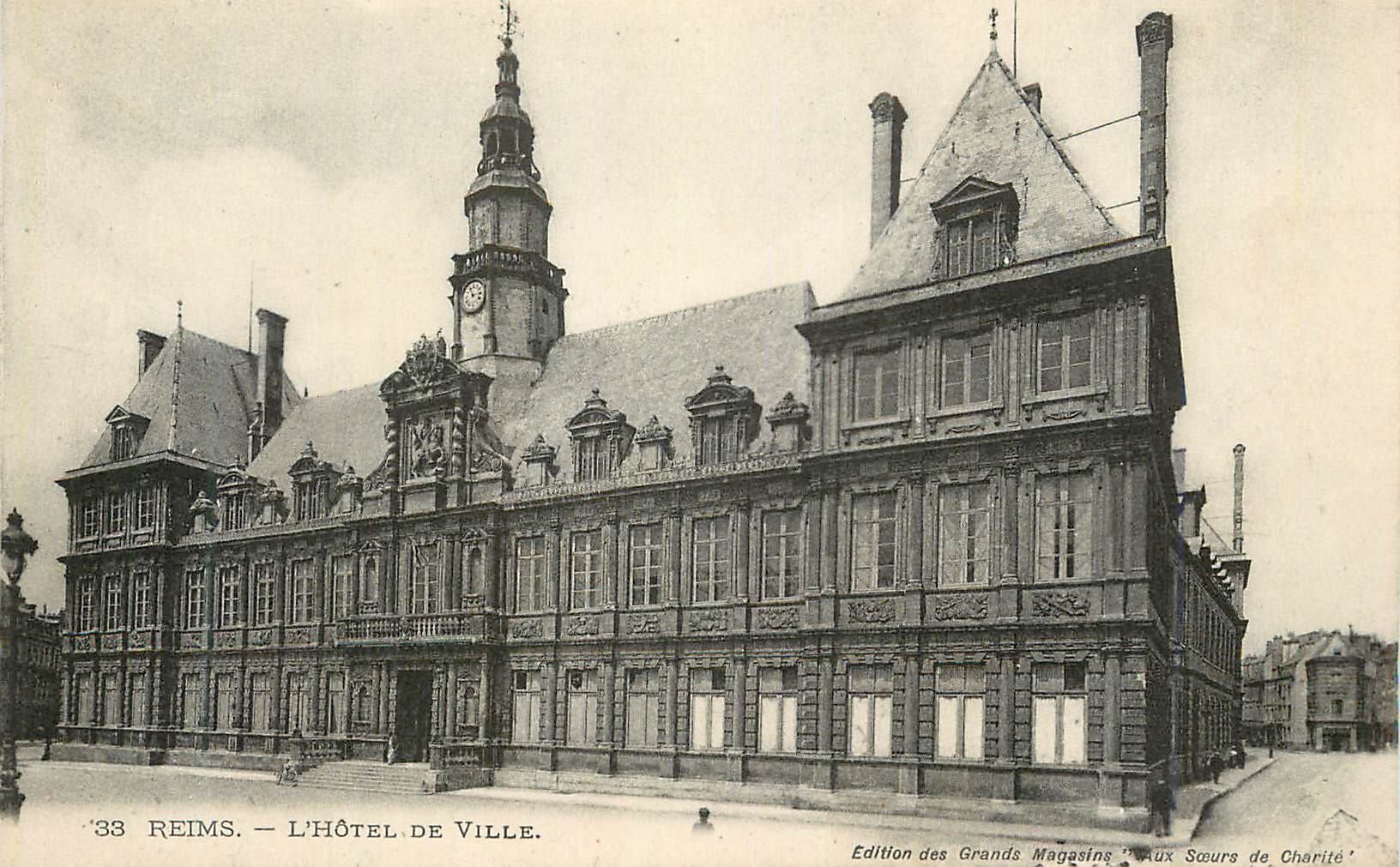 CPA Reims L'Hotel de Ville