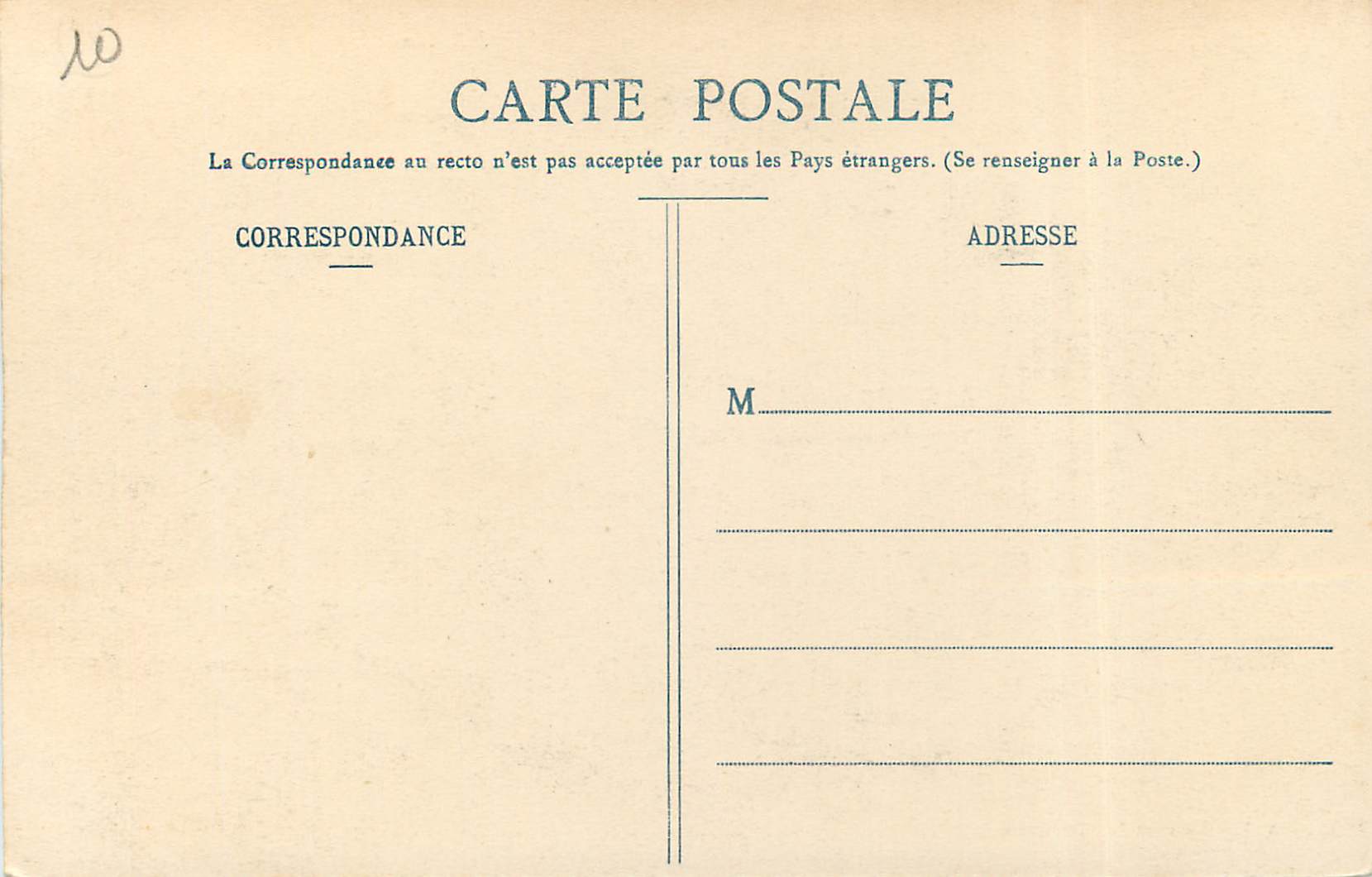 CPA Grenoble Le Drac le Pont suspendu et le Neron — Verso