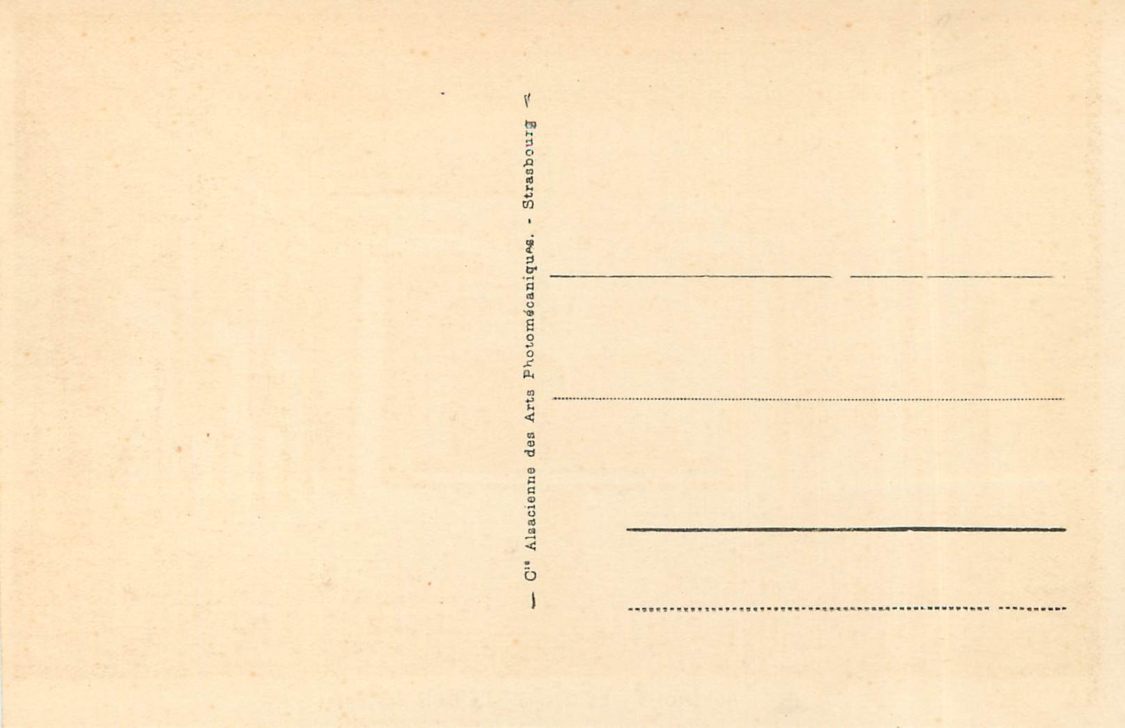 CPA Vichy Le Hall du Casino — Verso