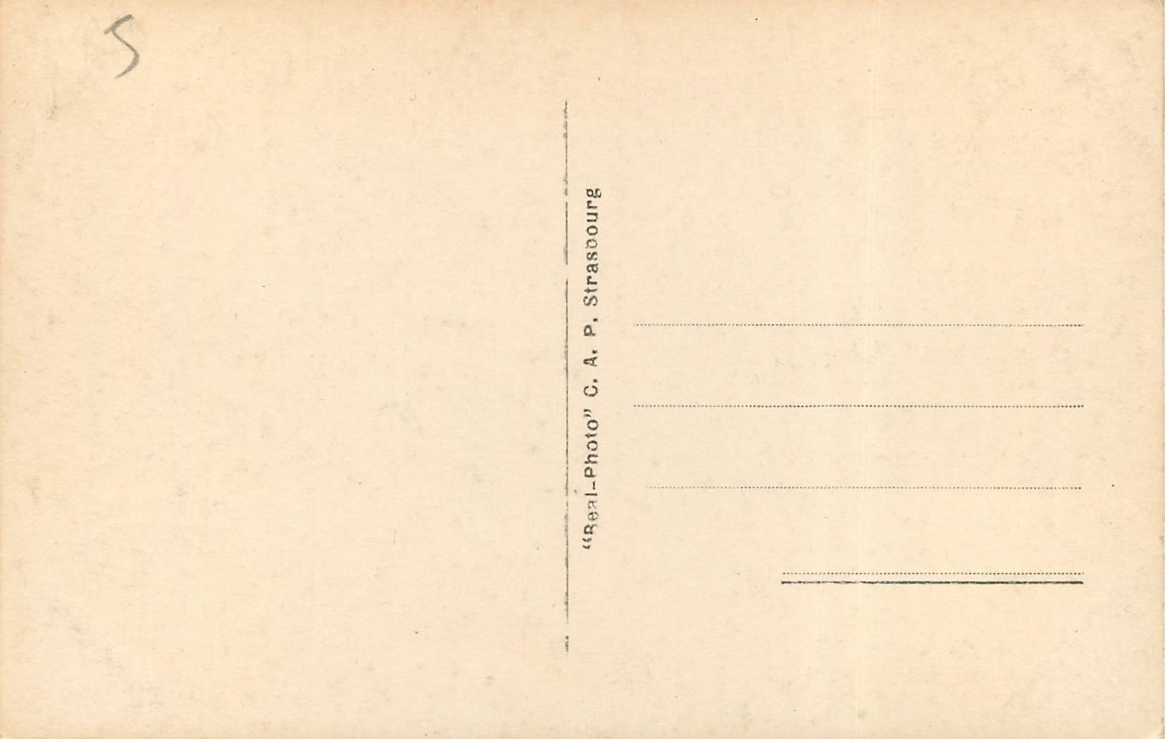 CPA Rouen Le Palais de Justice et le Monument aux Morts — Verso