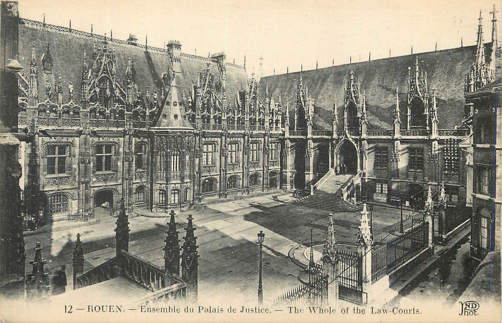 CPA Rouen Ensemble du Palais de Justice