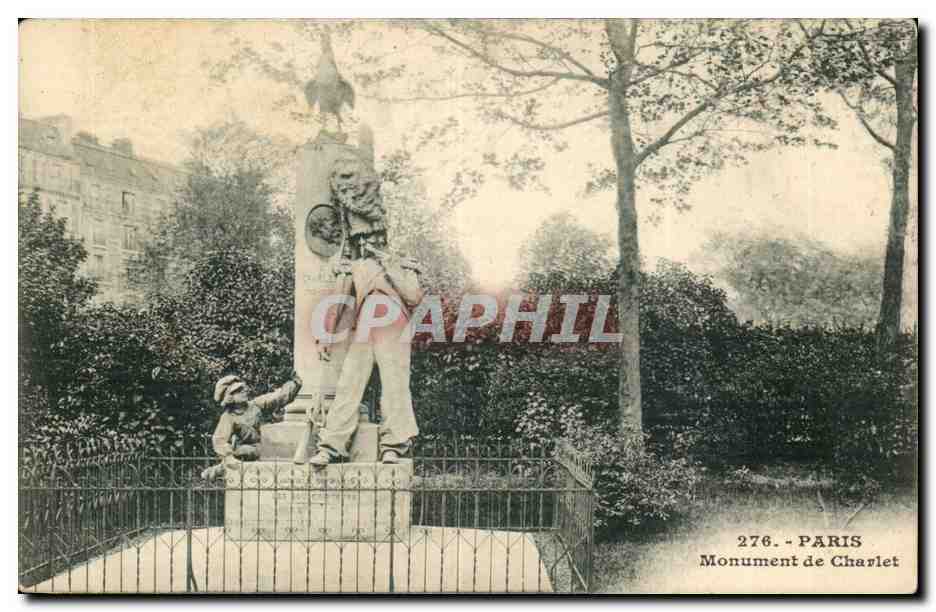 PAriS (14) CPA Monument de Charlet