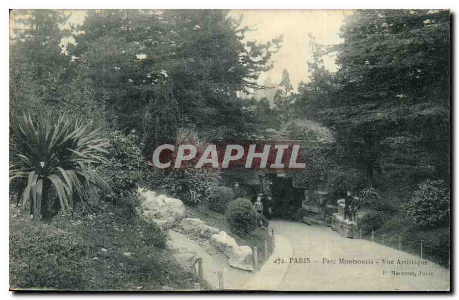PAriS (14) CPA parc Montsouris Vue artistique