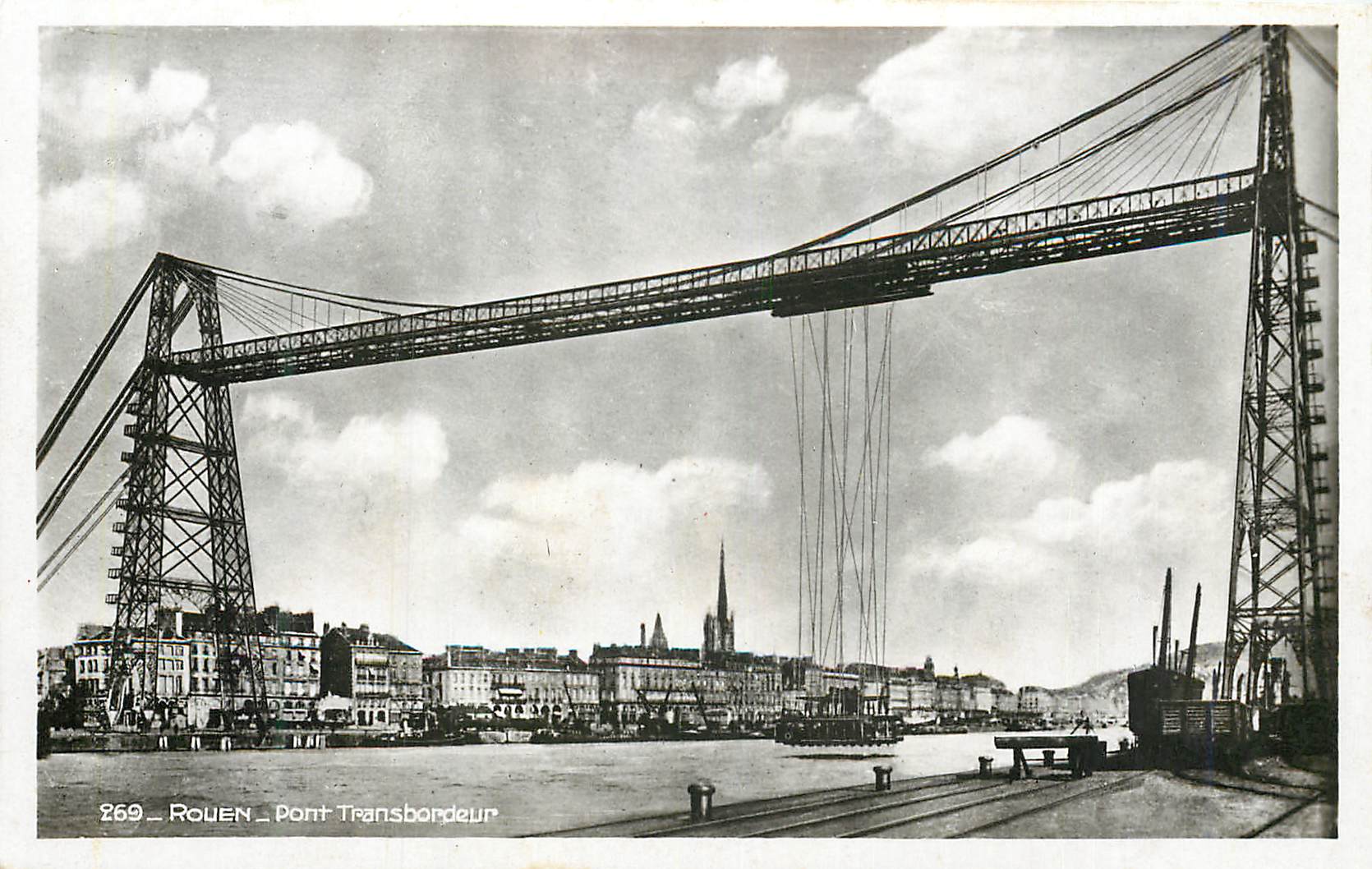 CPM Rouen Pont Transbordeur 