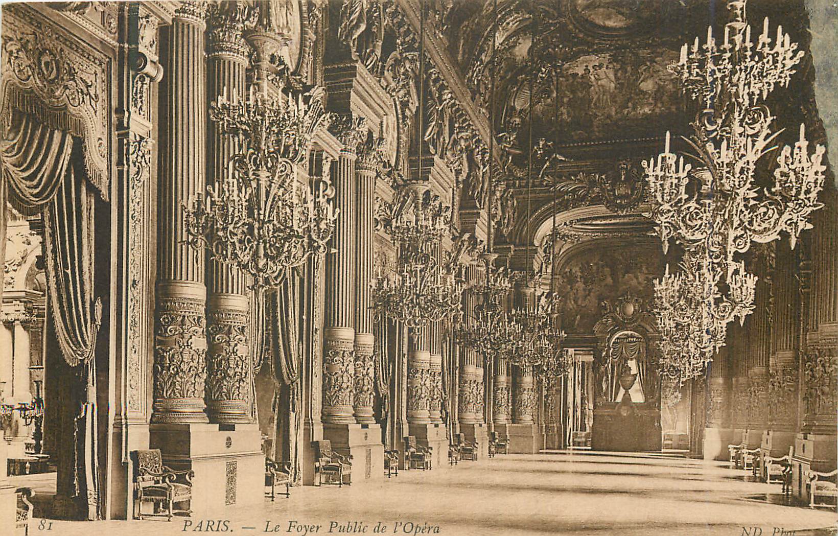 CPA Paris Le Foyer de l Opera 