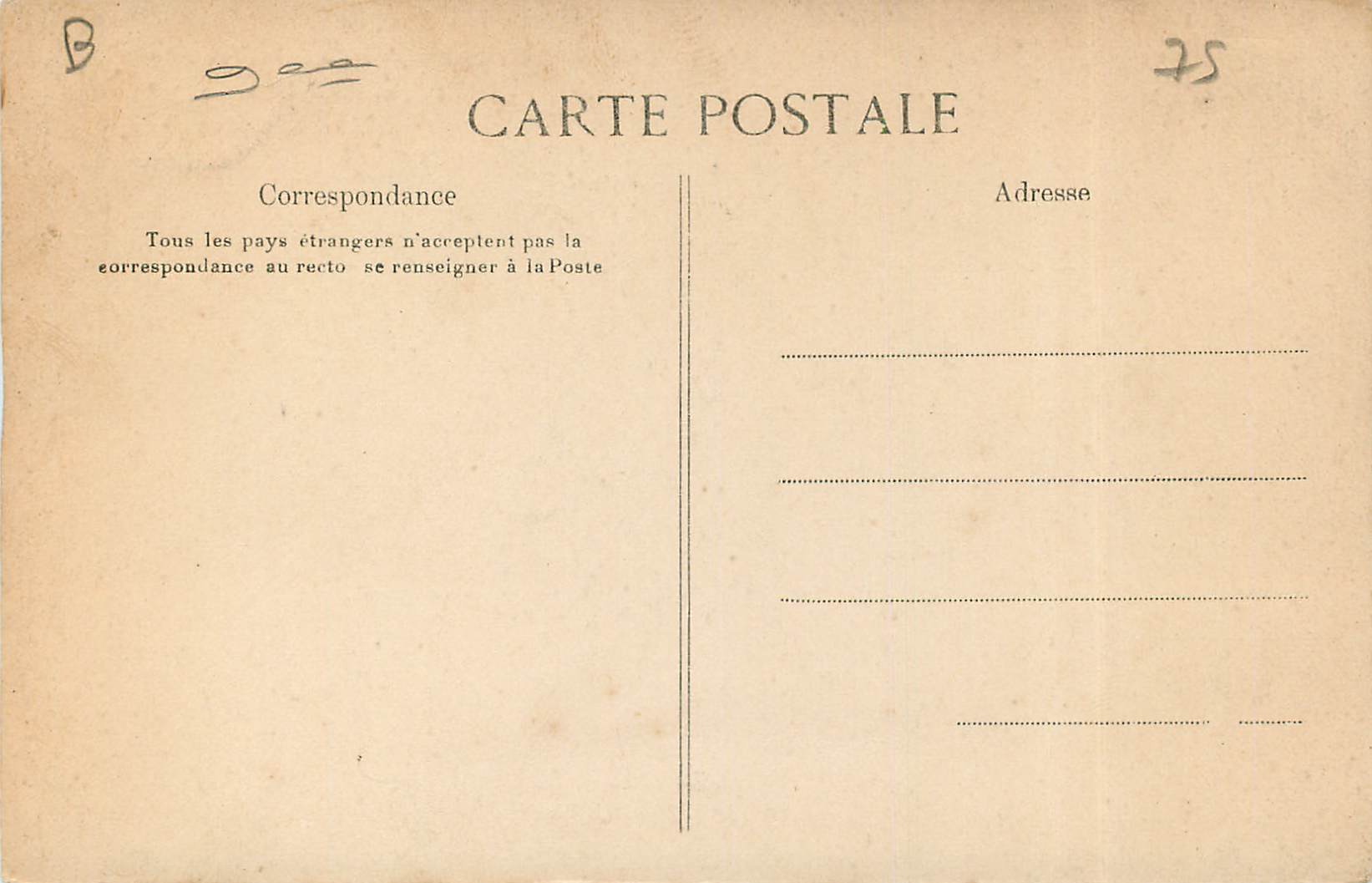 CPA Paris L Eglise Notre Dame de Lorette  — Rückseite