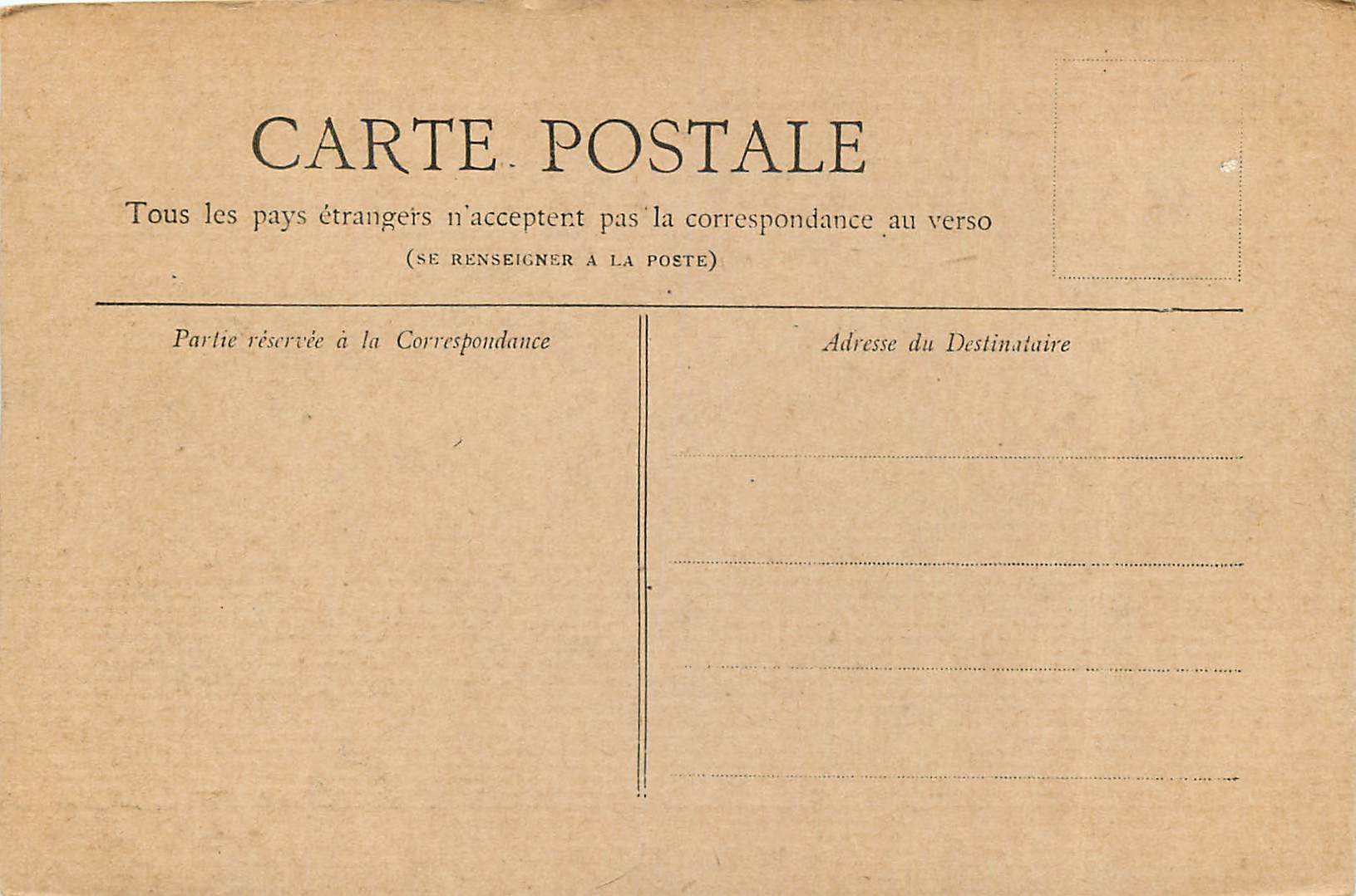 CPA Paris La Place de la Nation  — Rückseite