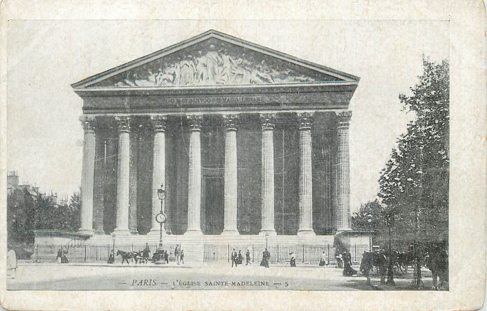 CPA Paris L Eglise Sainte Madeleine 
