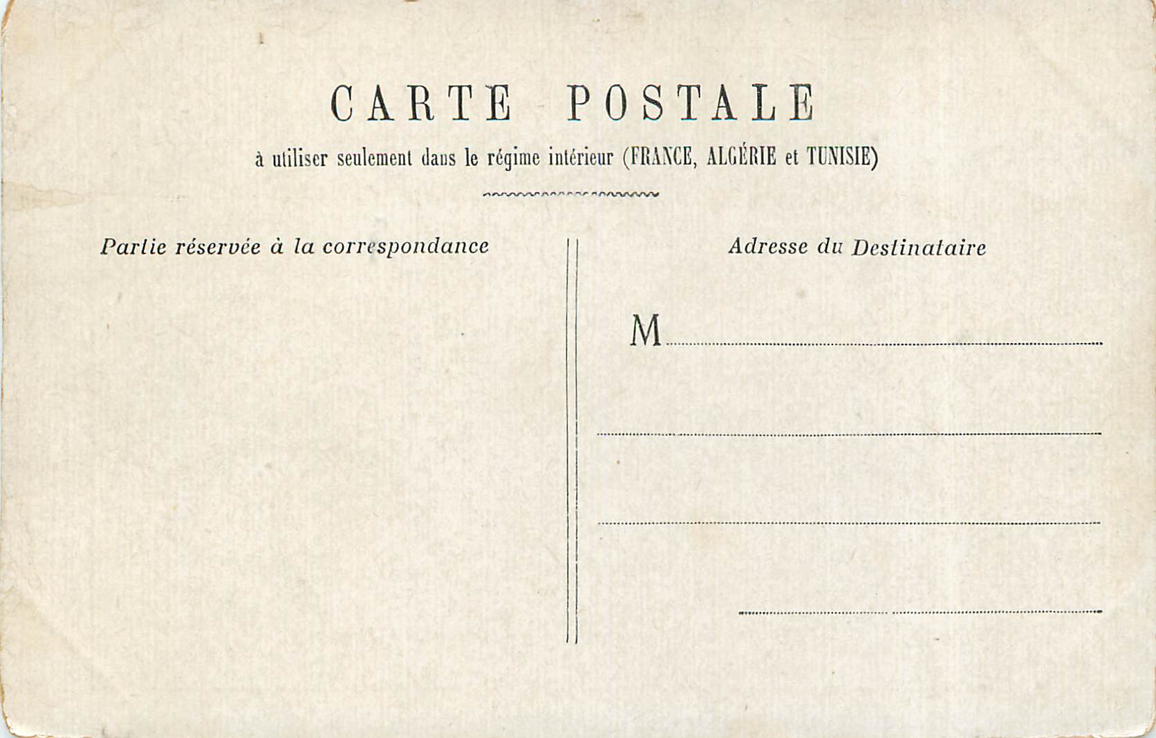 CPA Paris L Eglise Sainte Madeleine  — Verso