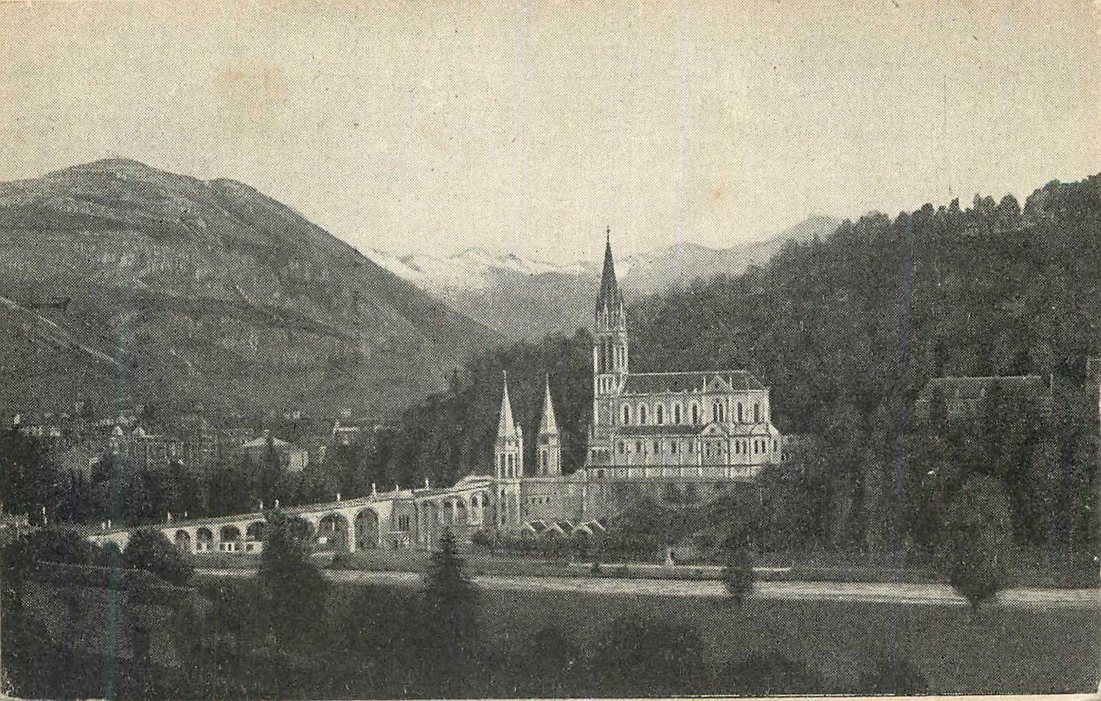 CPA Lourdes La Basilique 