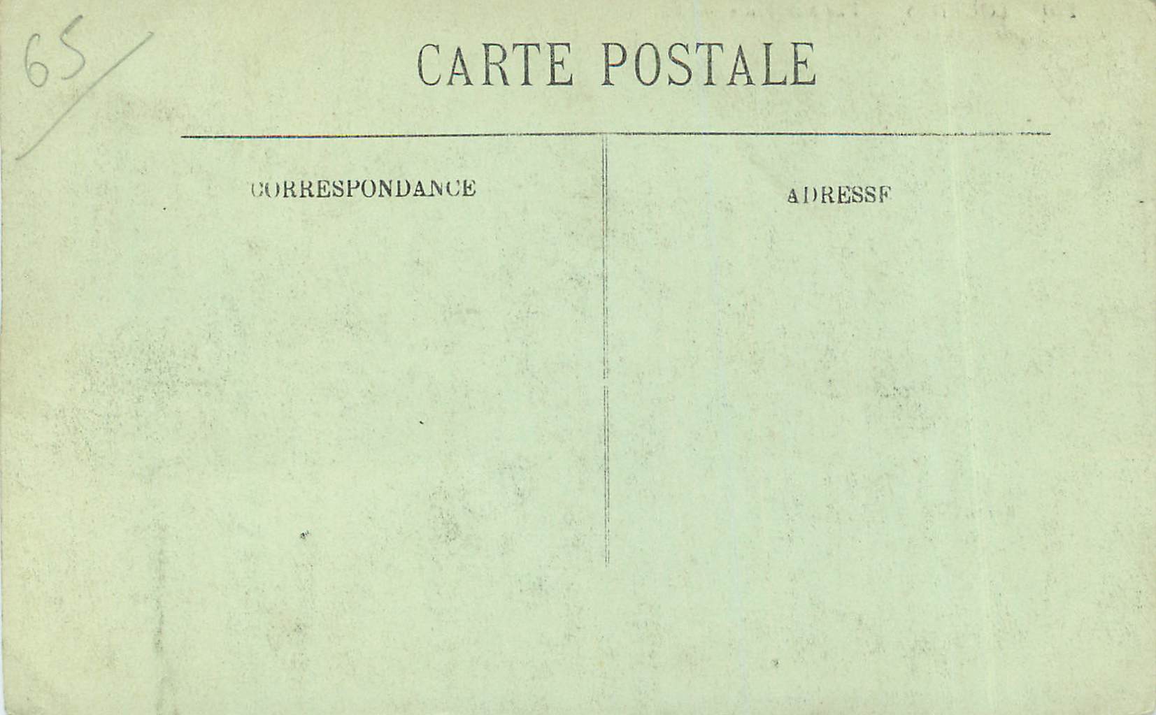 CPA Lourdes Vue plongeante  — Verso