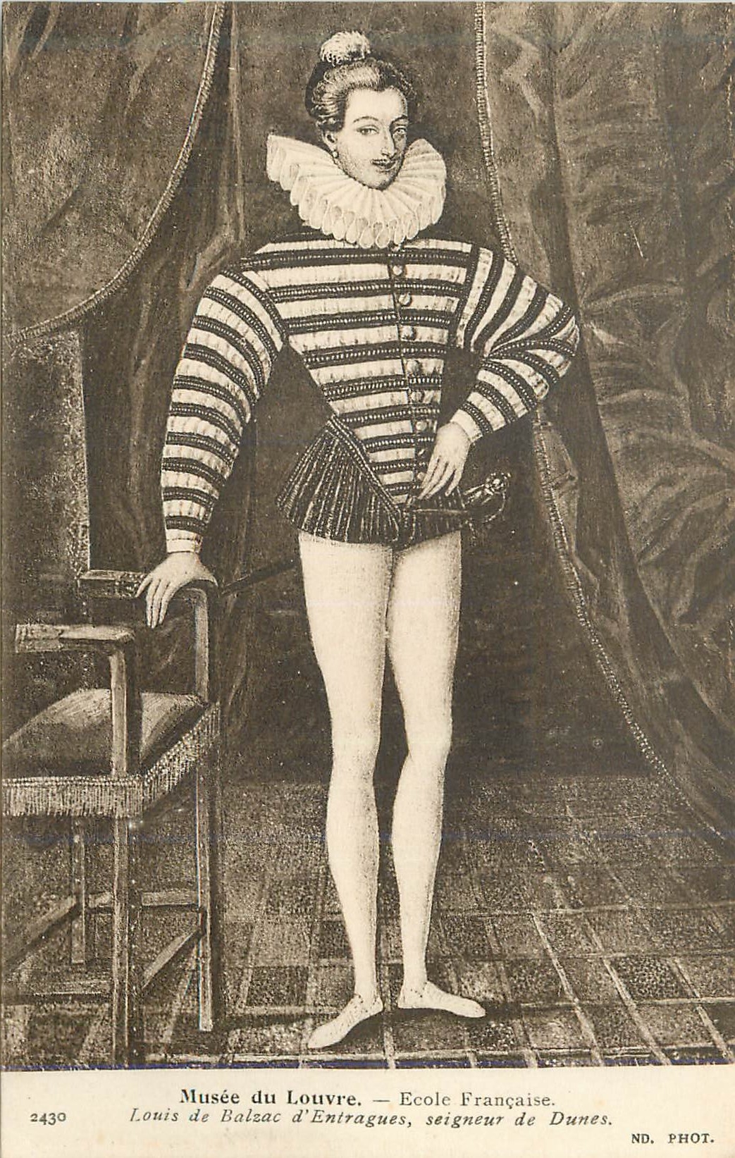 CPA Musee du Louvre Ecole Francaise Louis de Balzac d'Emitragues seigneur de Dunes