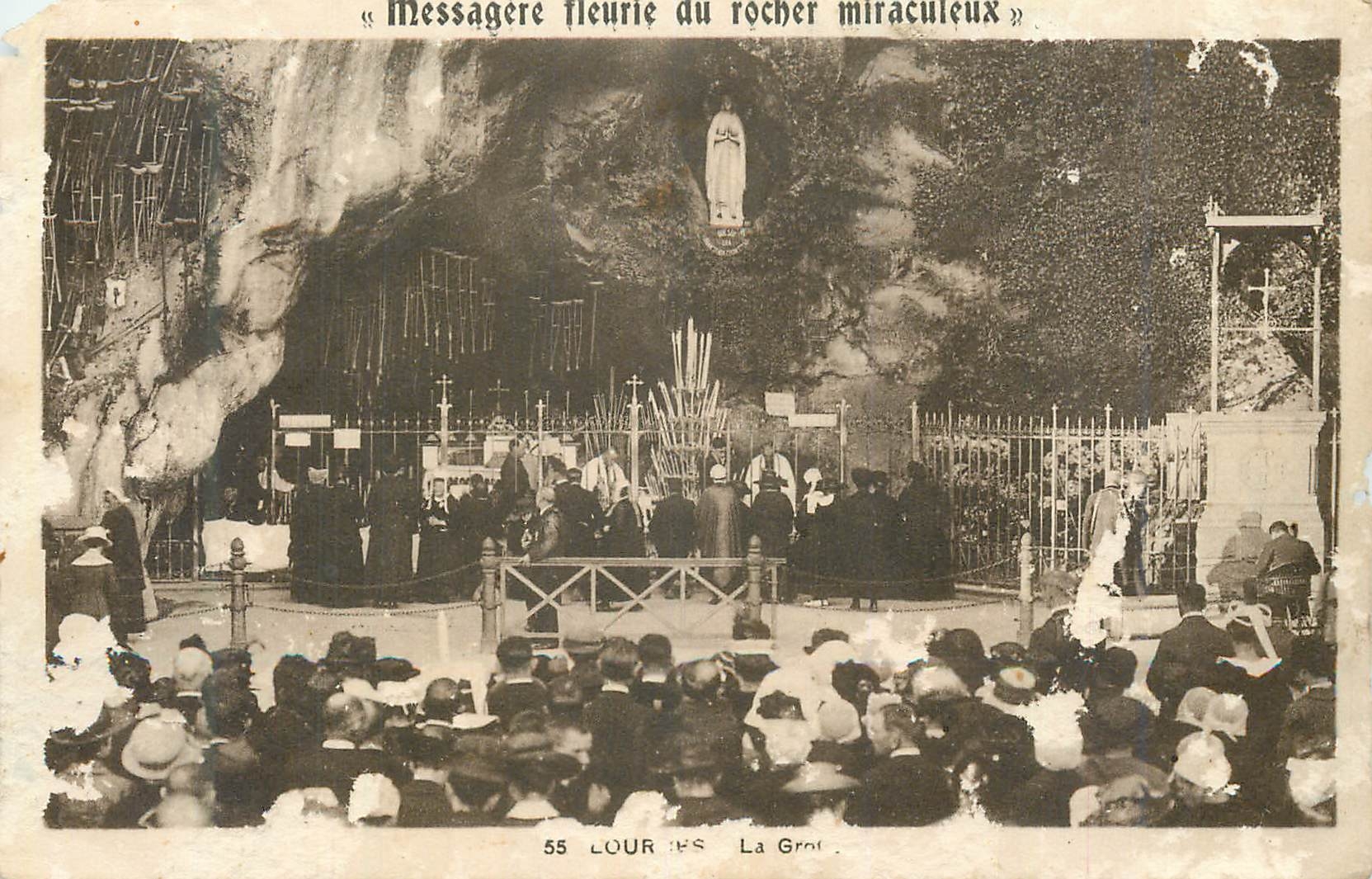 CPA Lourdes La Grotte 