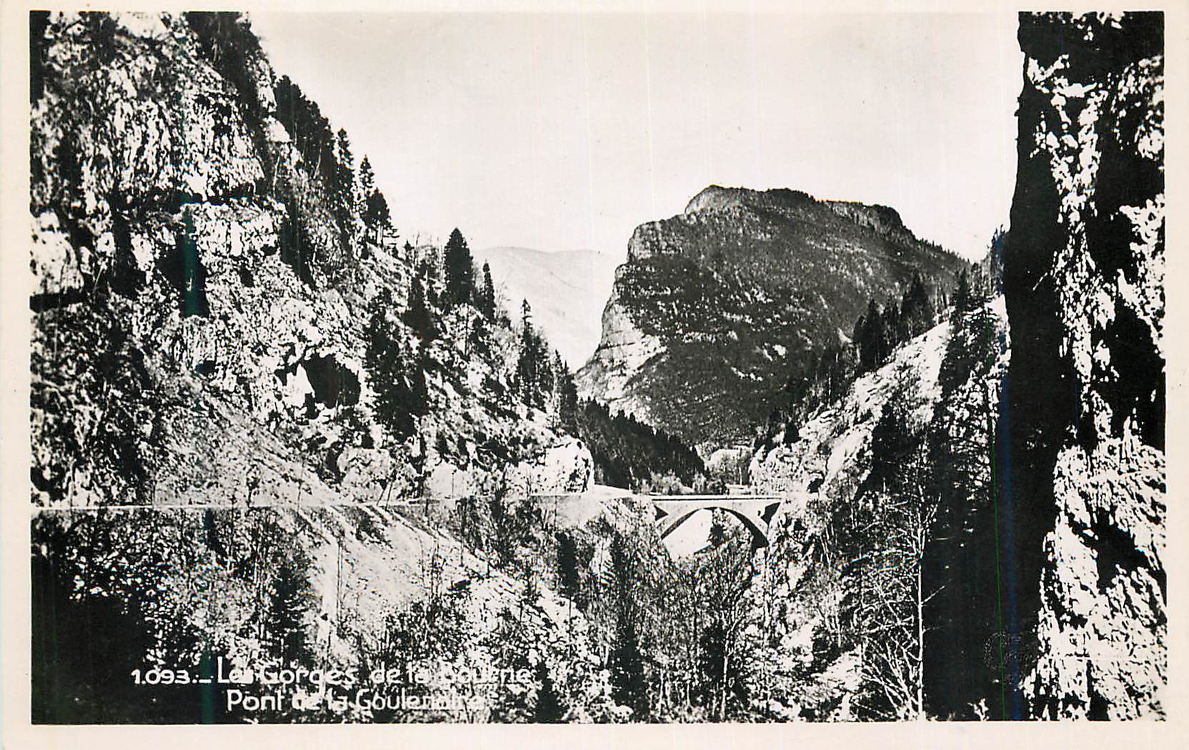 CPM Les Gorges de la Bourne Pont de la Goule Noire 