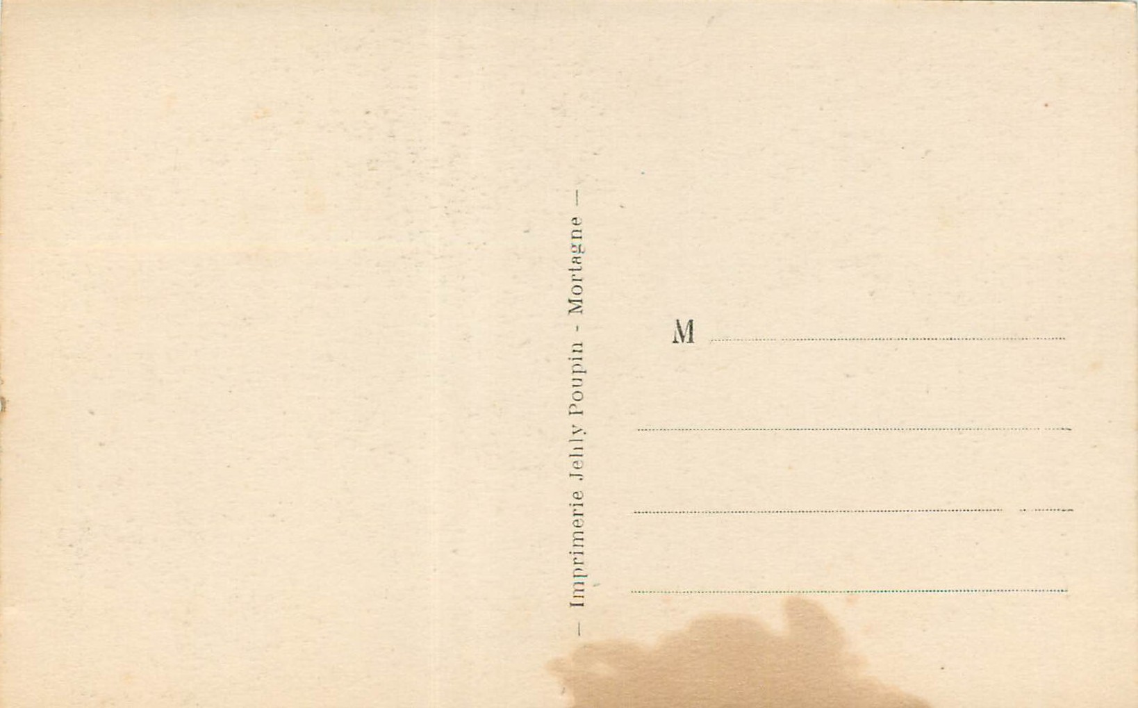CPA Fontenay le Comte Vendee Eglise Notre Dame La Chaire  — Back