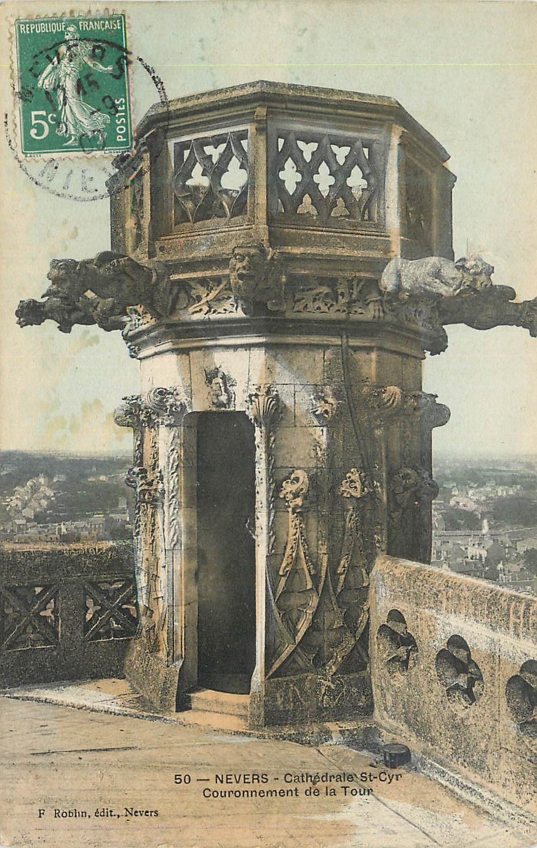 CPA Nevers Cathedrale St Cyr Courenment de la Tour 