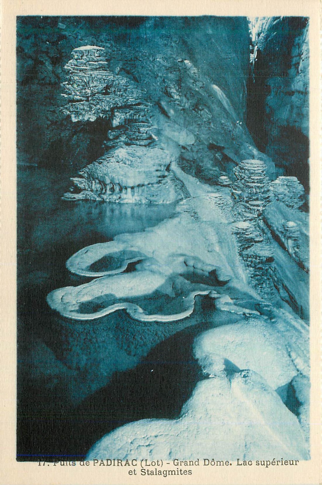 Puits de PAdIRAC (Lot) — Grand Dôme, Lac supérieur et Stalagmites