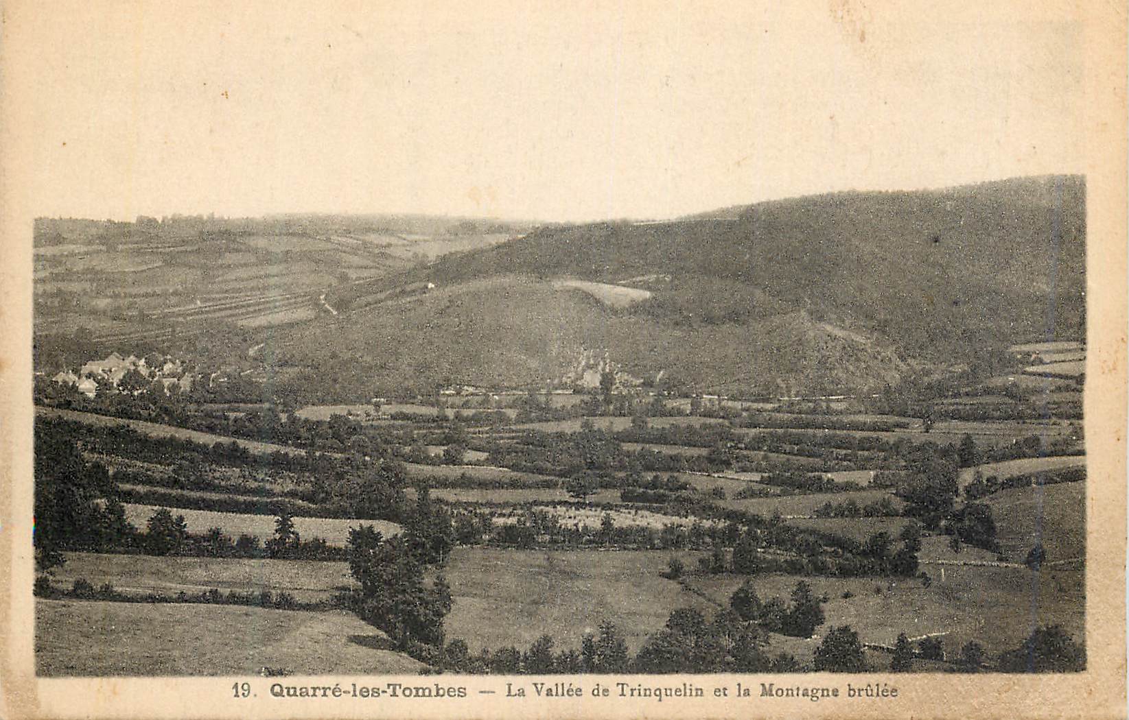 Quarré-les-Tombes — La Vallée de Trinquelin et la Montagne brûlée — G. Robaut, éditeur